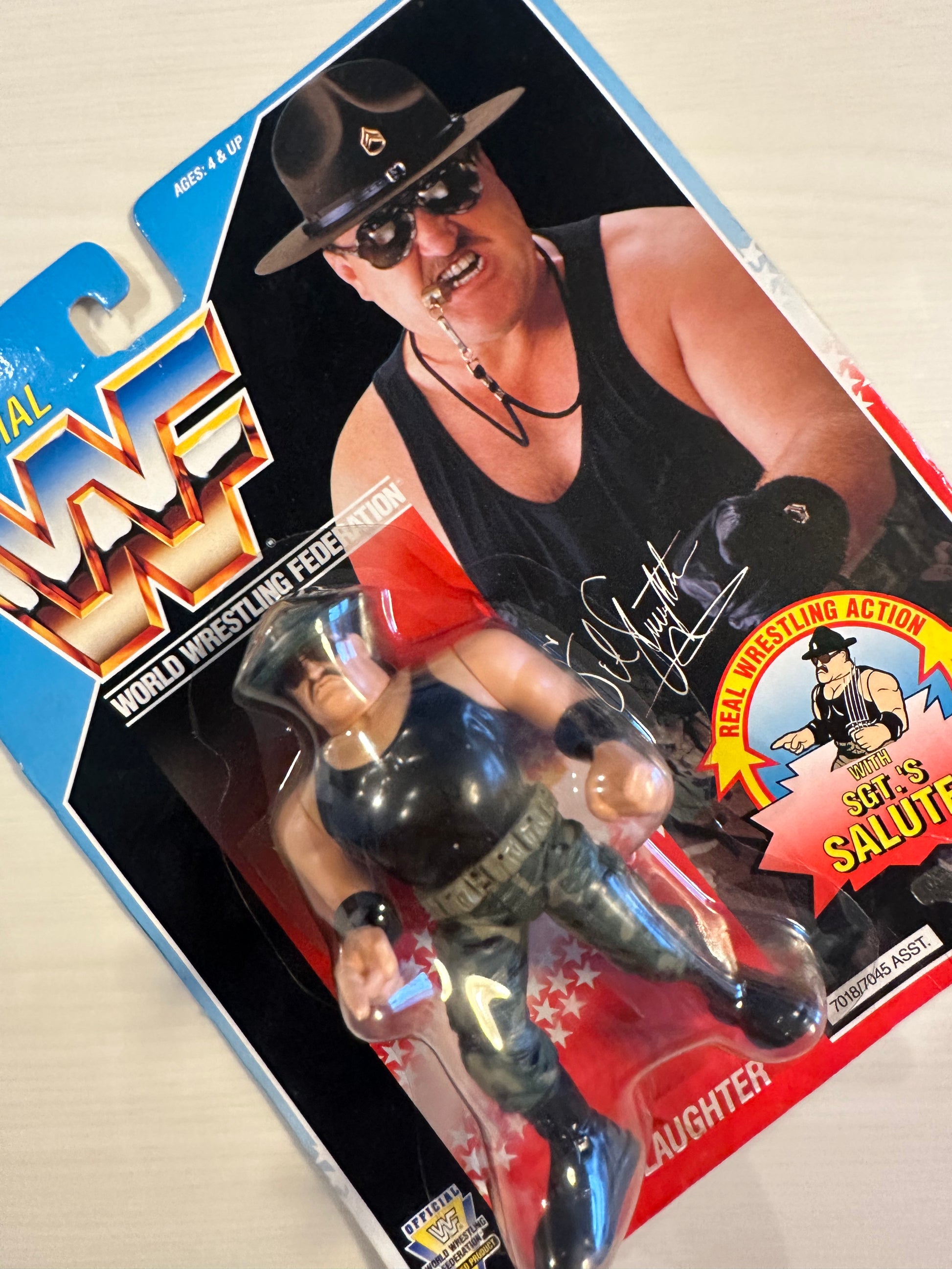 Sgt Slaughter Series 3 WWF Hasbro – retrofigure Sgt Slaughter Series 3 WWF Hasbro – retrofigure