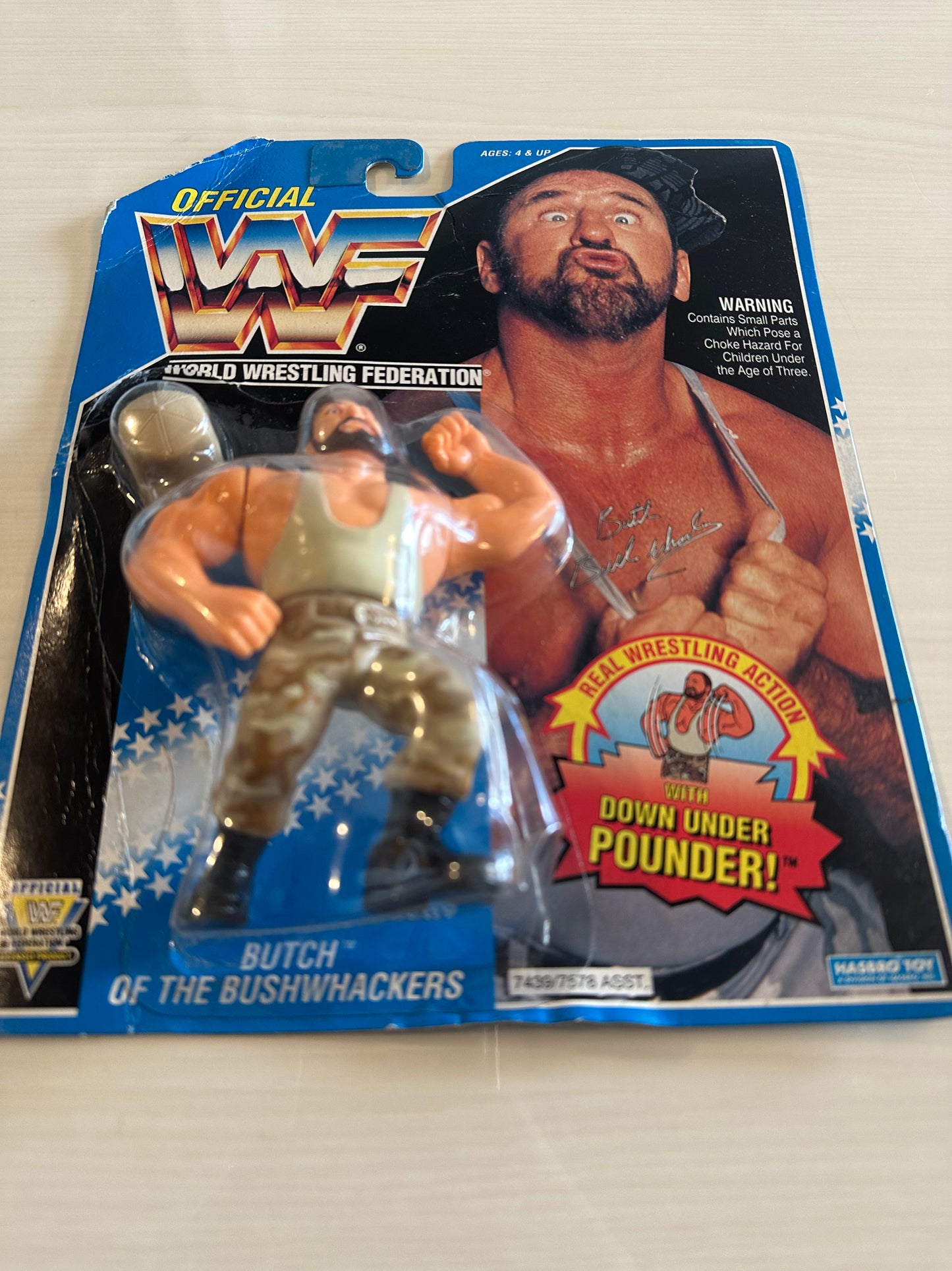 Butch the Bushwhacker Series 10 WWF Hasbro