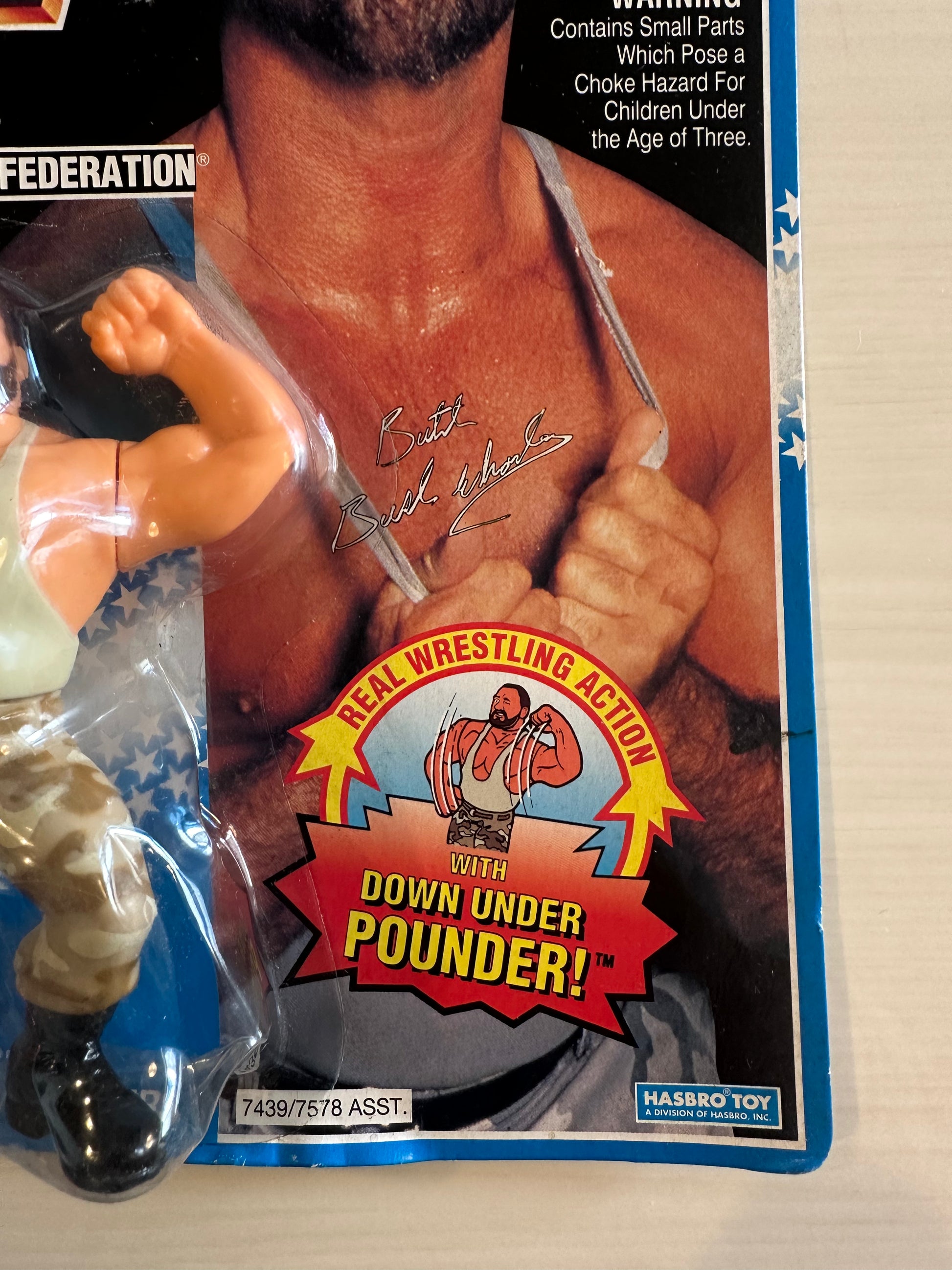 Bushwhacker Butc Butch the Bushwhacker Series 10 WWF Hasbro – retrofigure