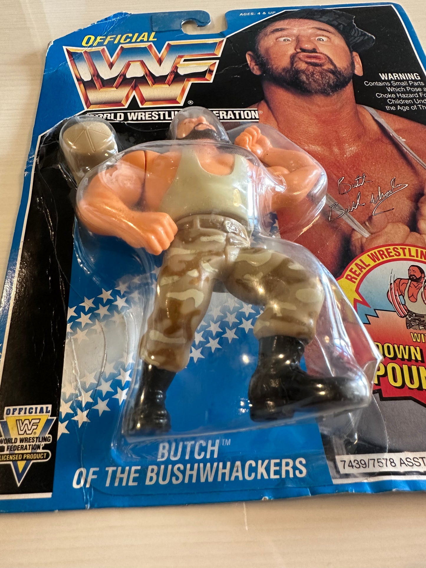 Butch the Bushwhacker Series 10 WWF Hasbro