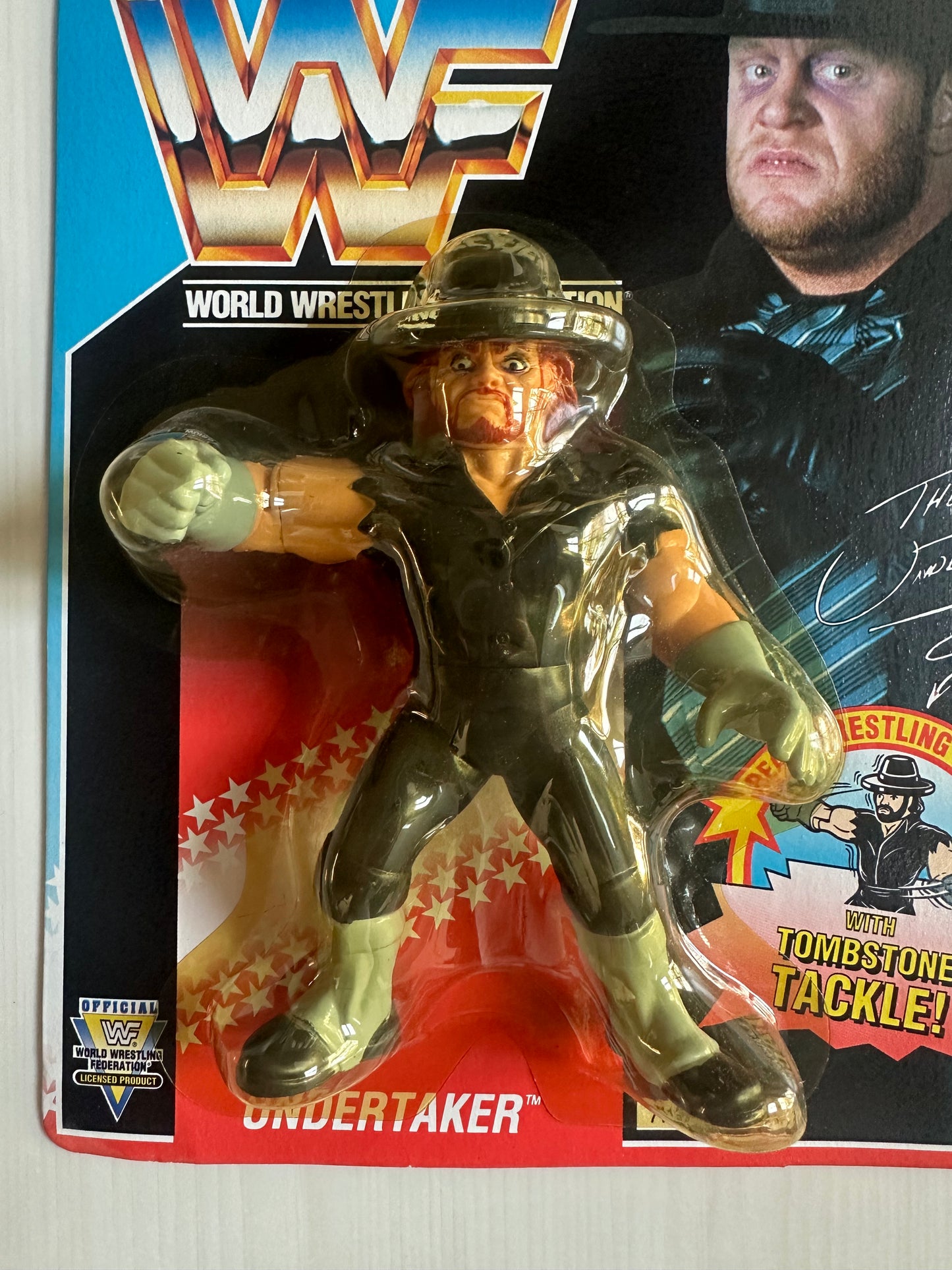 The Undertaker Series 4 WWF Hasbro MOC figure