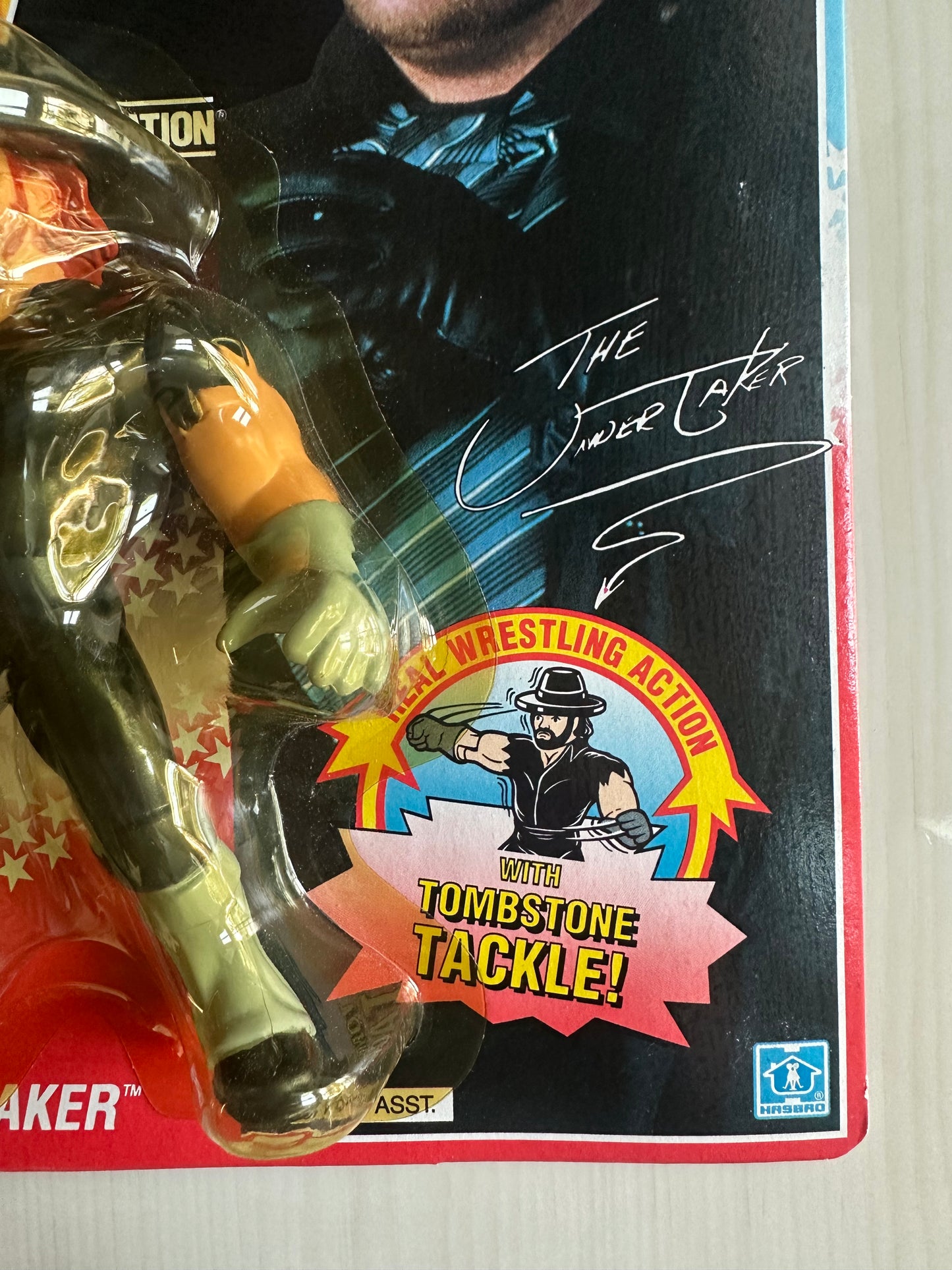 The Undertaker Series 4 WWF Hasbro MOC figure