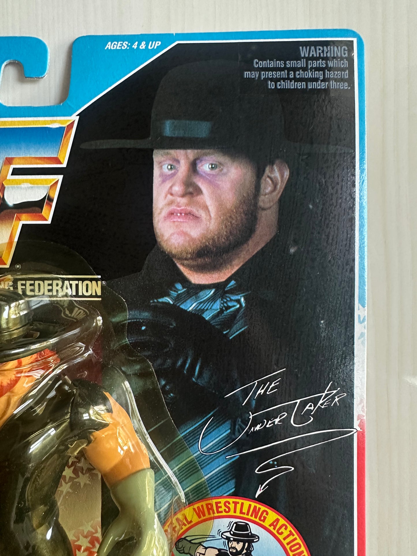 The Undertaker Series 4 WWF Hasbro MOC figure