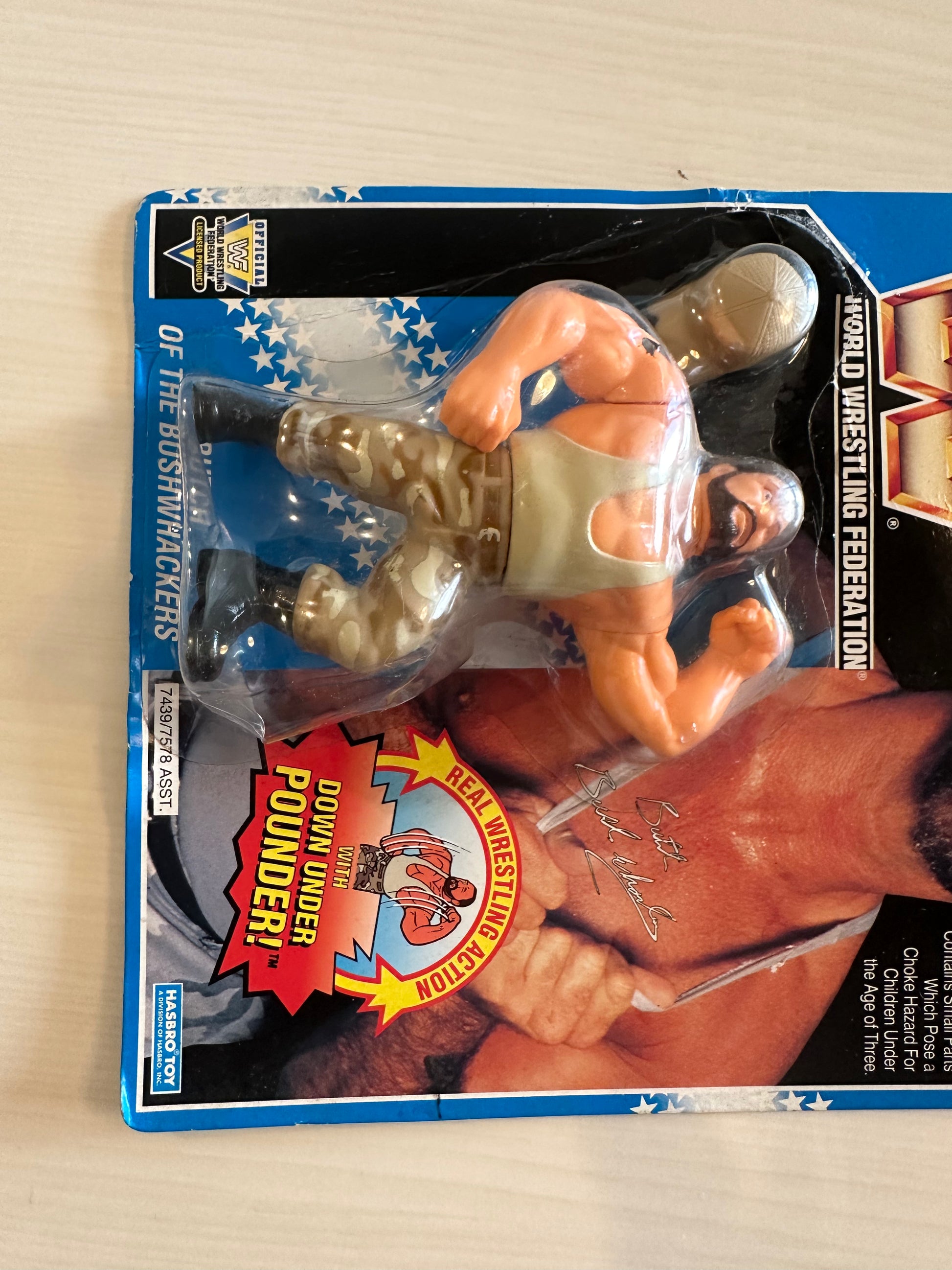Bushwhacker Butc Butch the Bushwhacker Series 10 WWF Hasbro – retrofigure