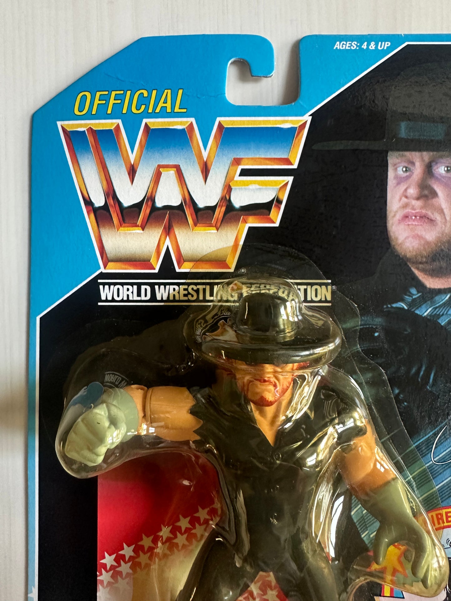 The Undertaker Series 4 WWF Hasbro MOC figure