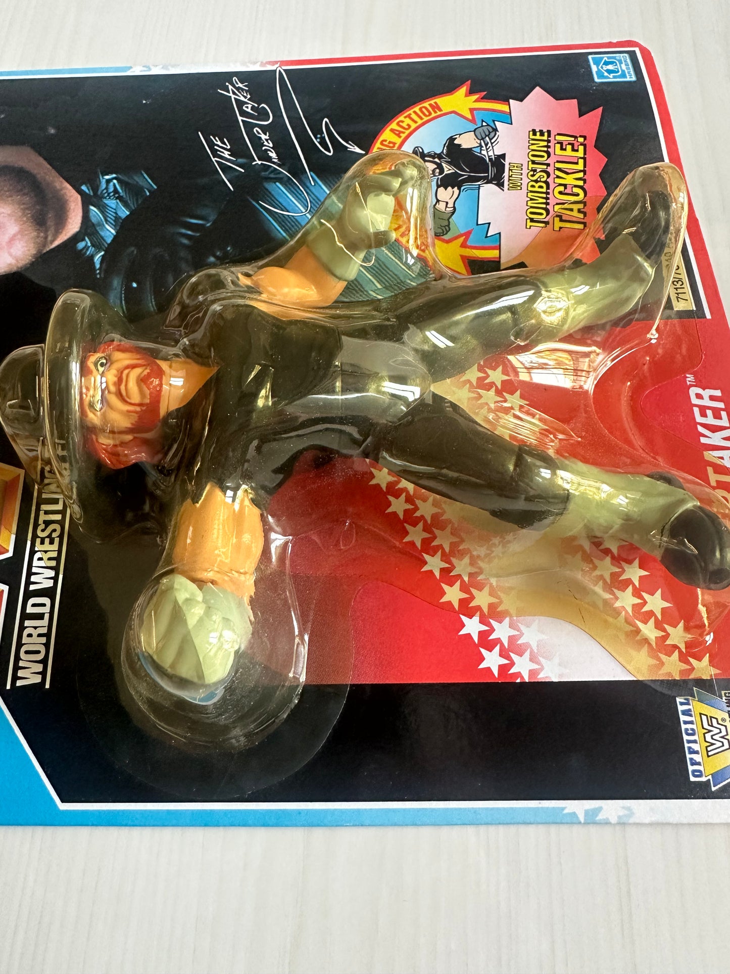 The Undertaker Series 4 WWF Hasbro MOC figure