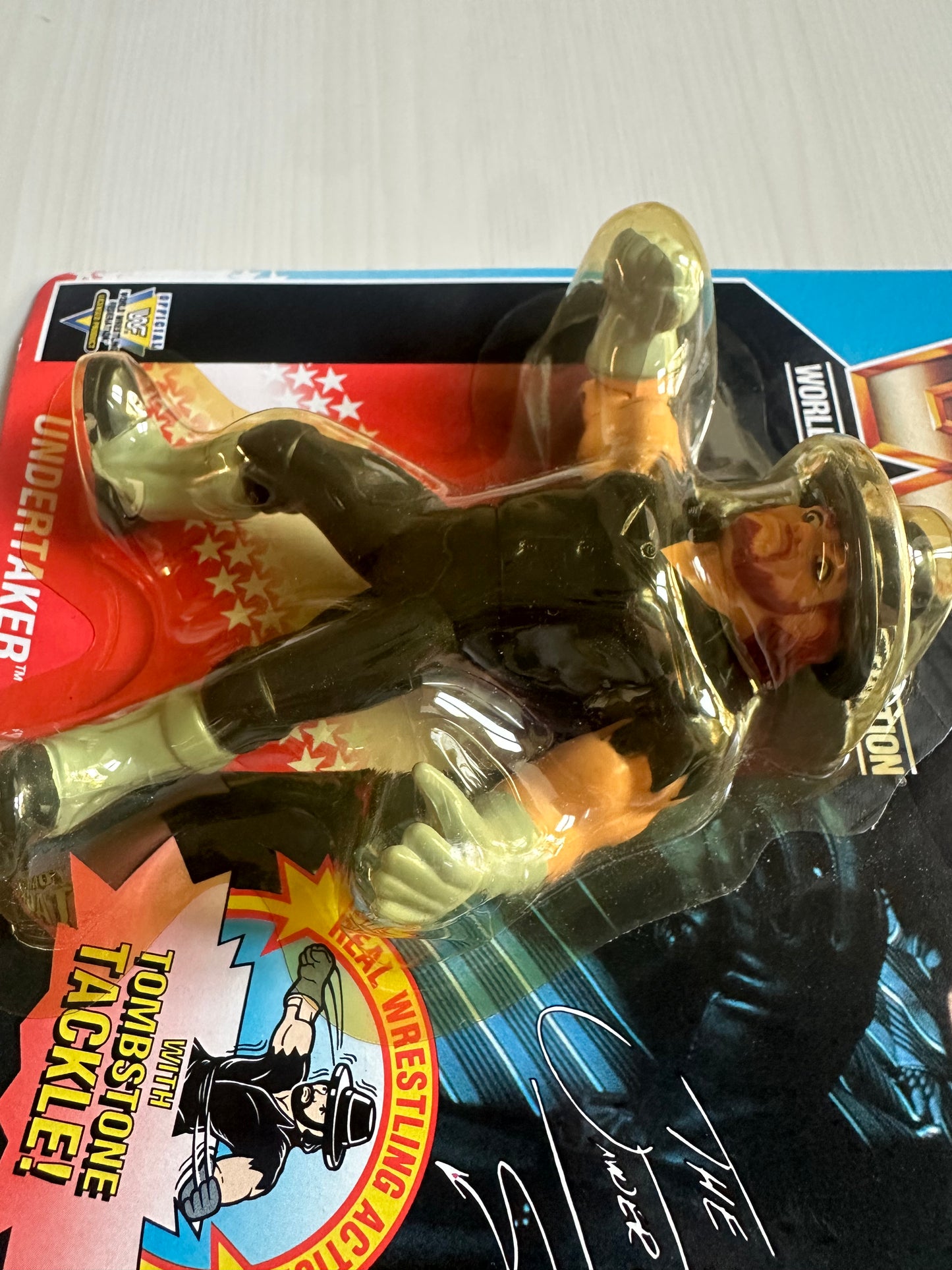 The Undertaker Series 4 WWF Hasbro MOC figure