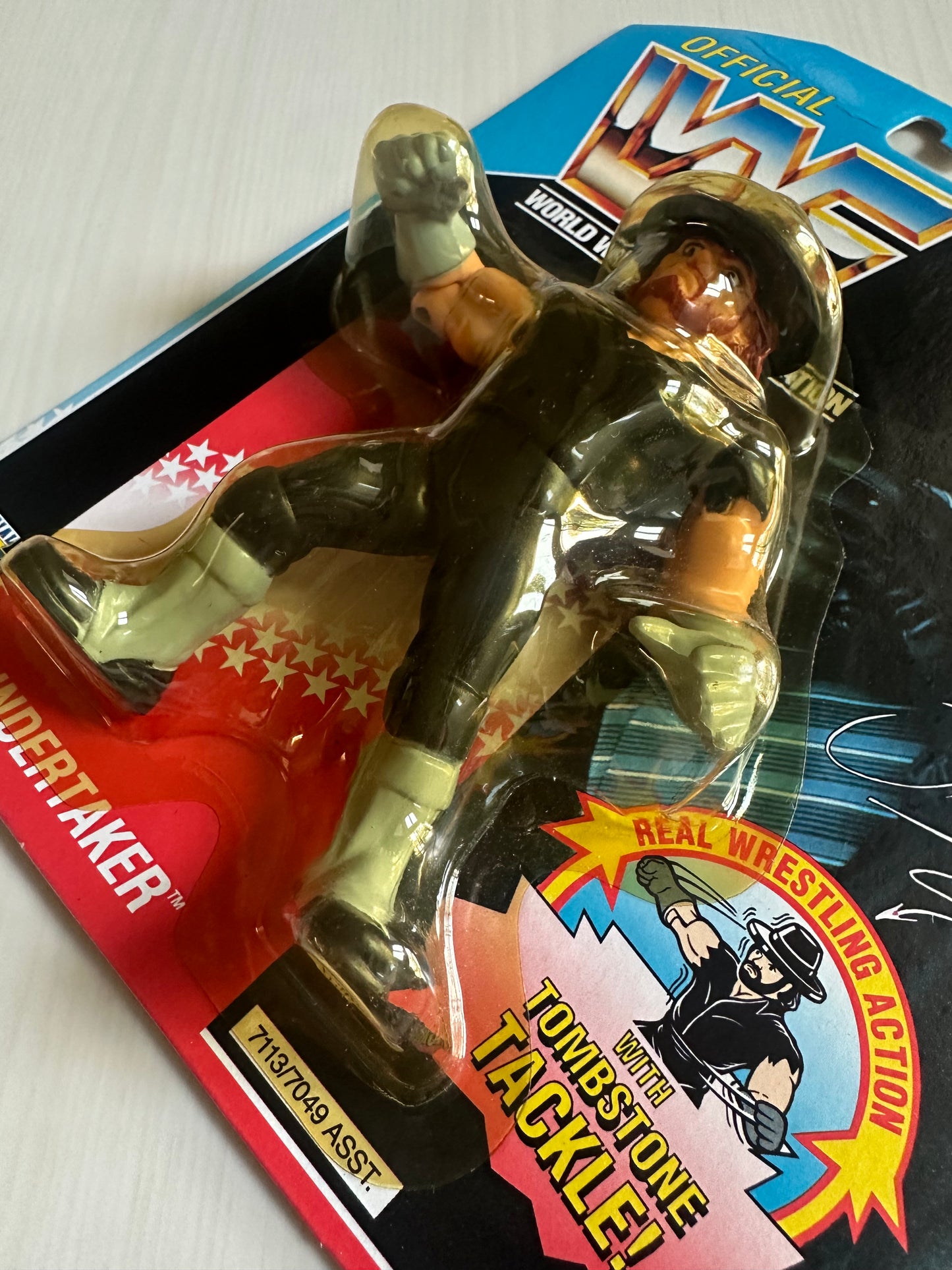 The Undertaker Series 4 WWF Hasbro MOC figure