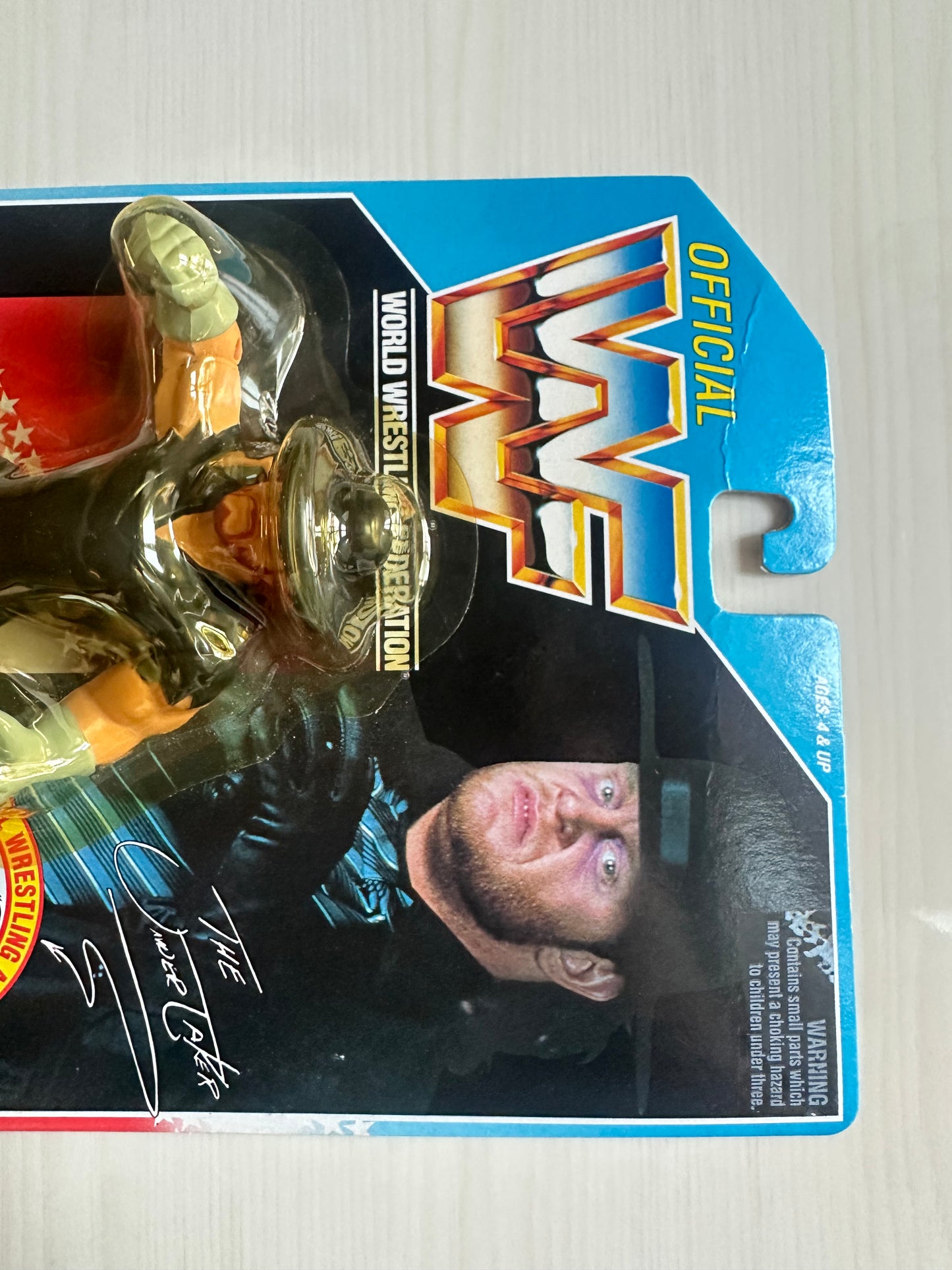 The Undertaker Series 4 WWF Hasbro MOC figure