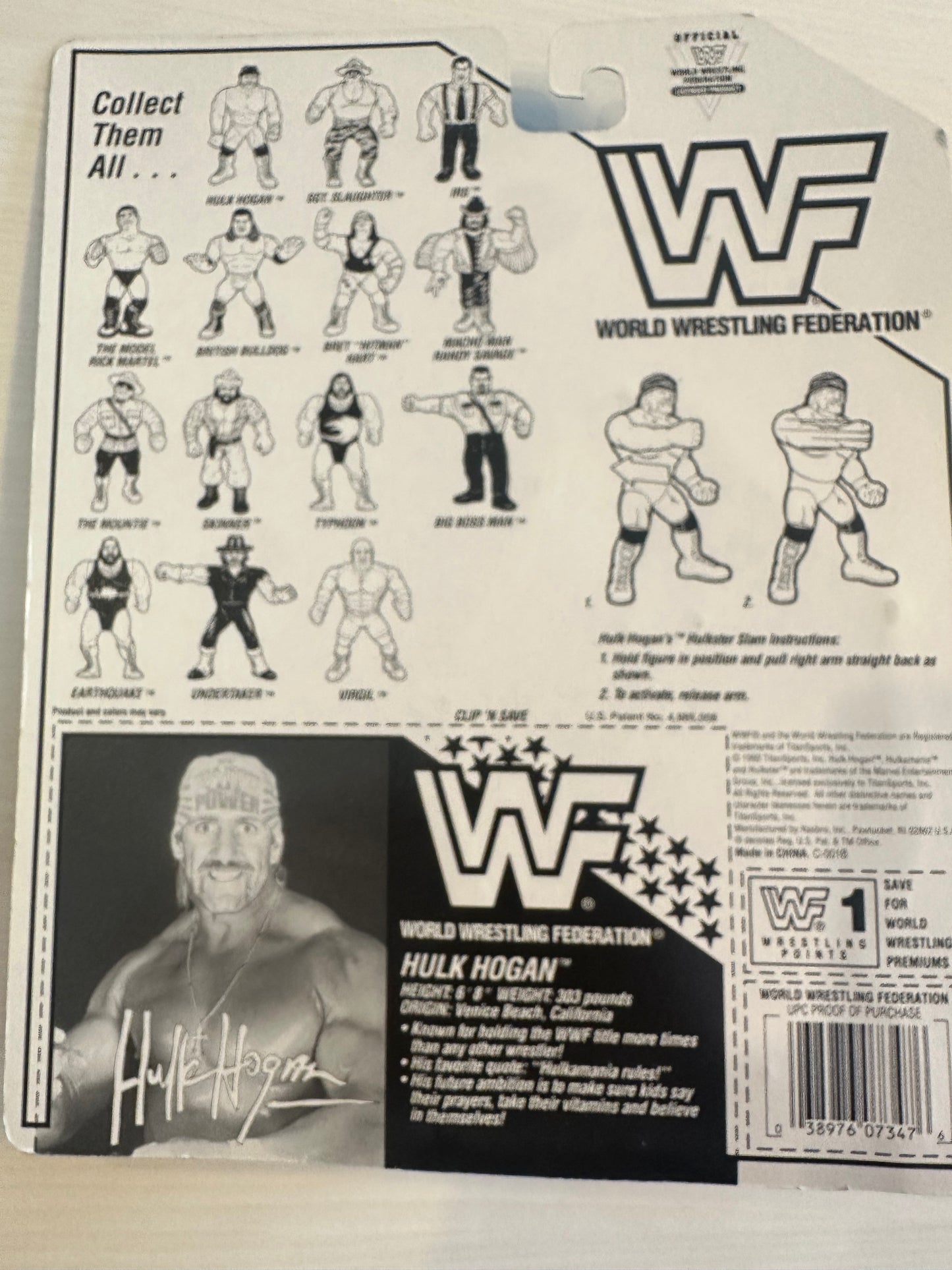 Hulk Hogan Series 5 WWF Hasbro