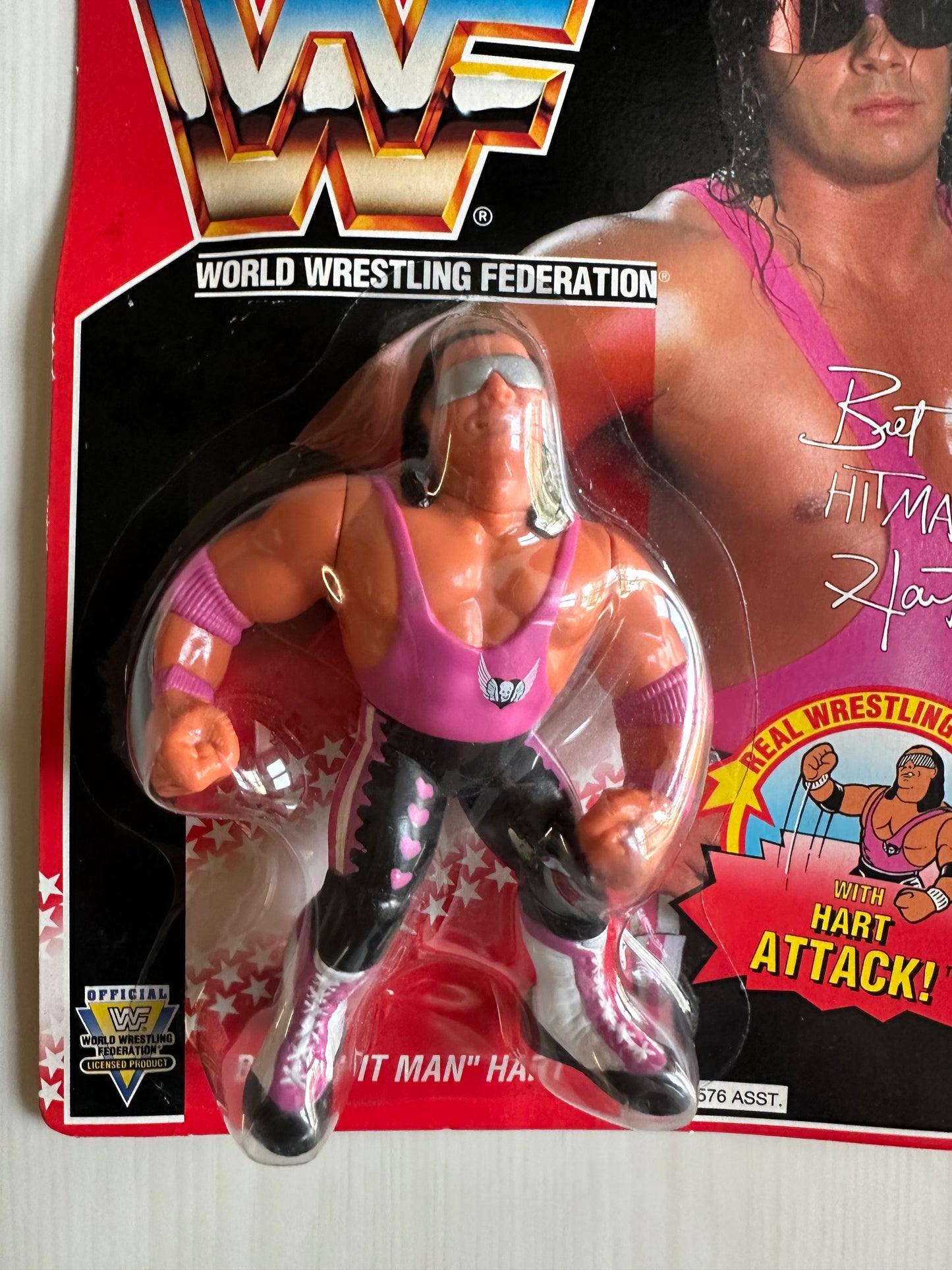 Bret the Hitman Hart Series 8 WWF Hasbro