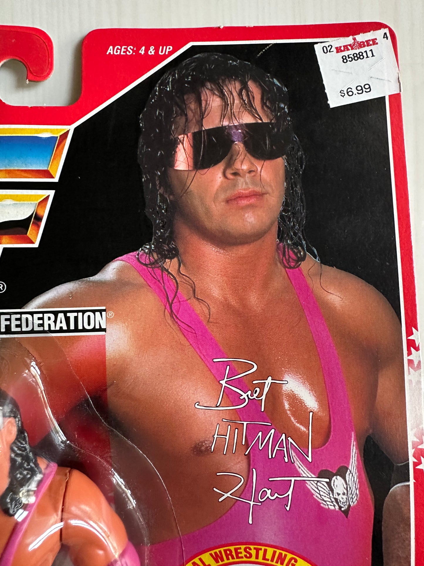 Bret the Hitman Hart Series 8 WWF Hasbro