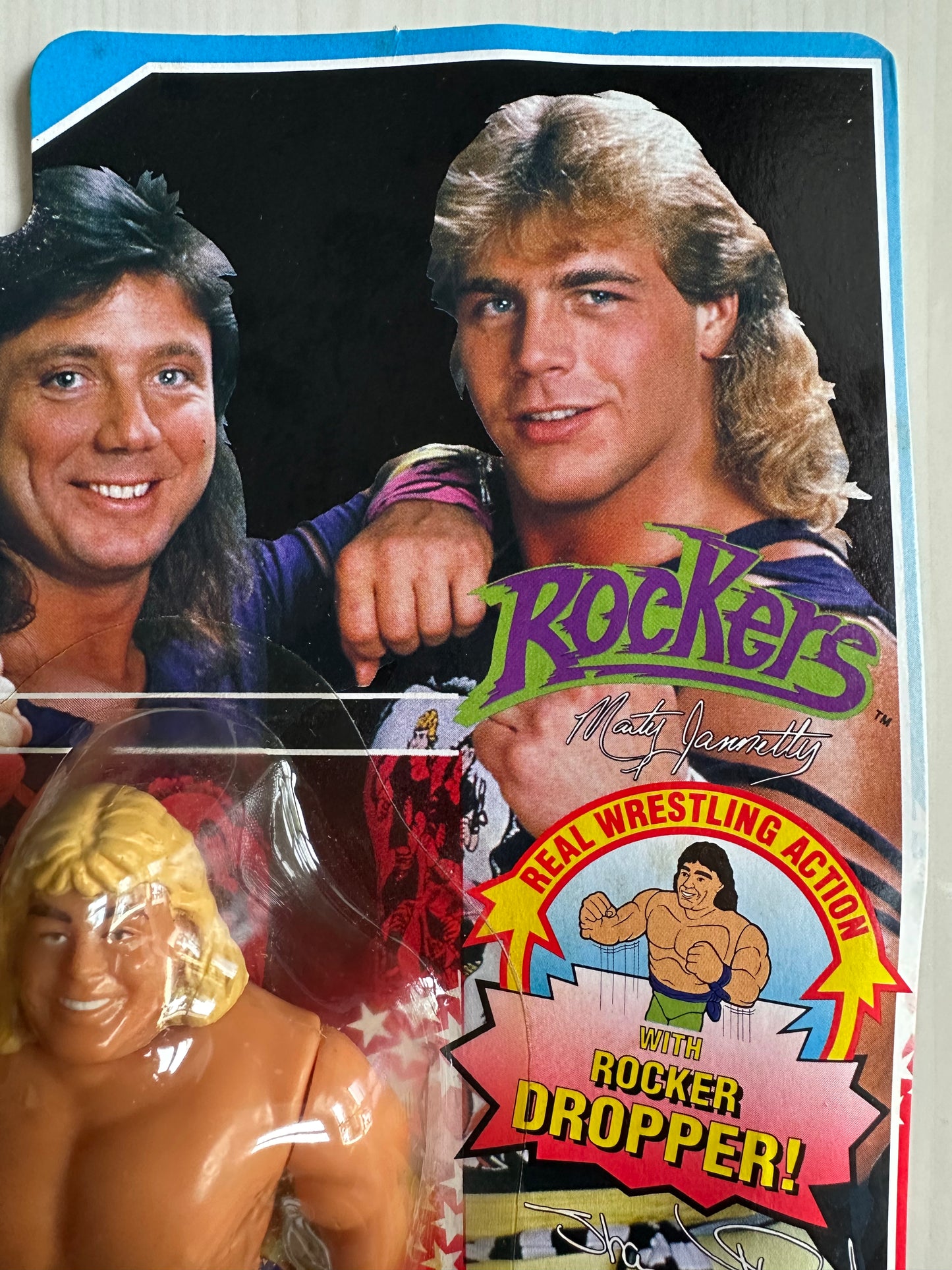 The Rockers Series 2 WWF Hasbro MOC figure