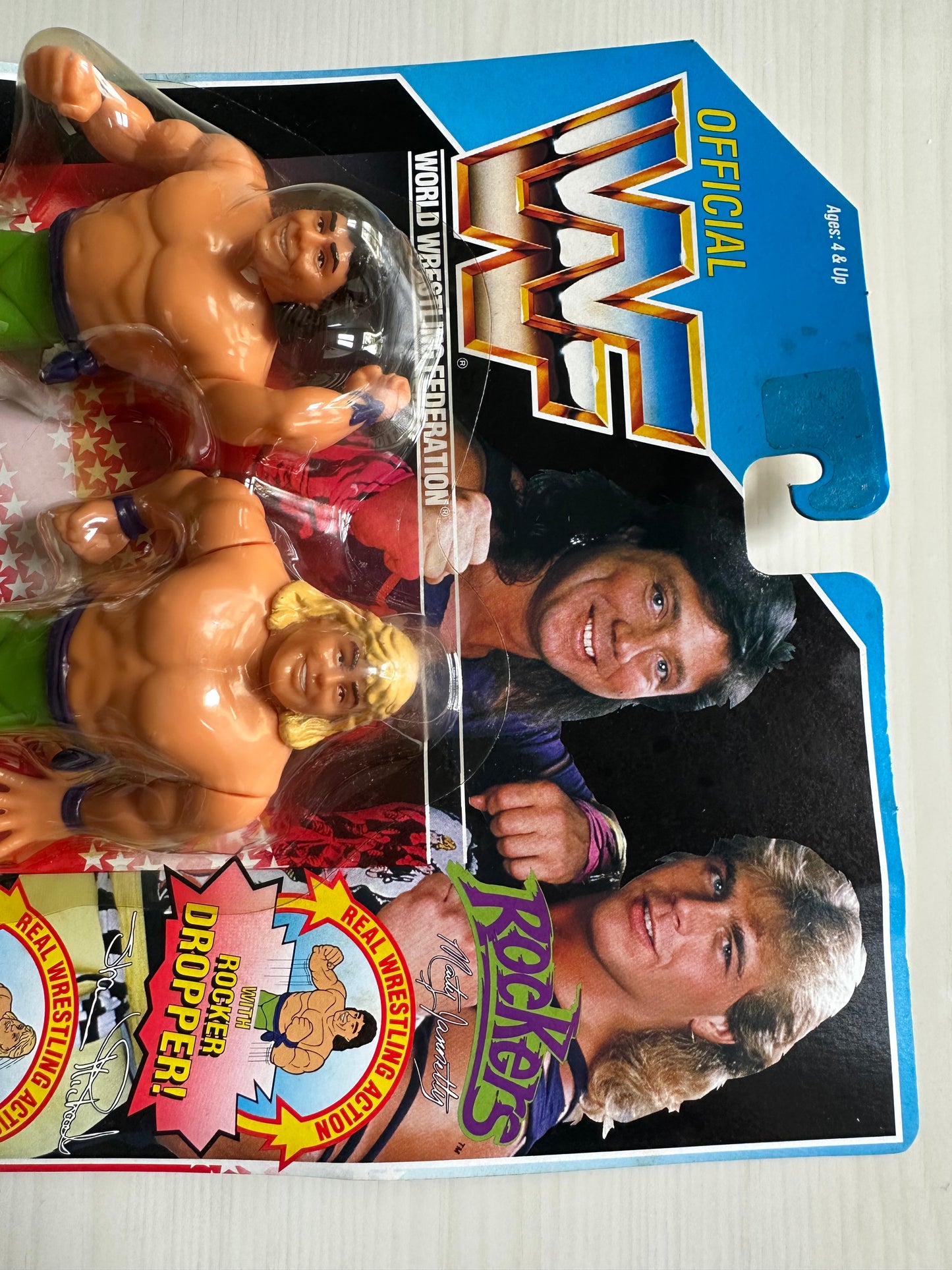 The Rockers Series 2 WWF Hasbro MOC figure