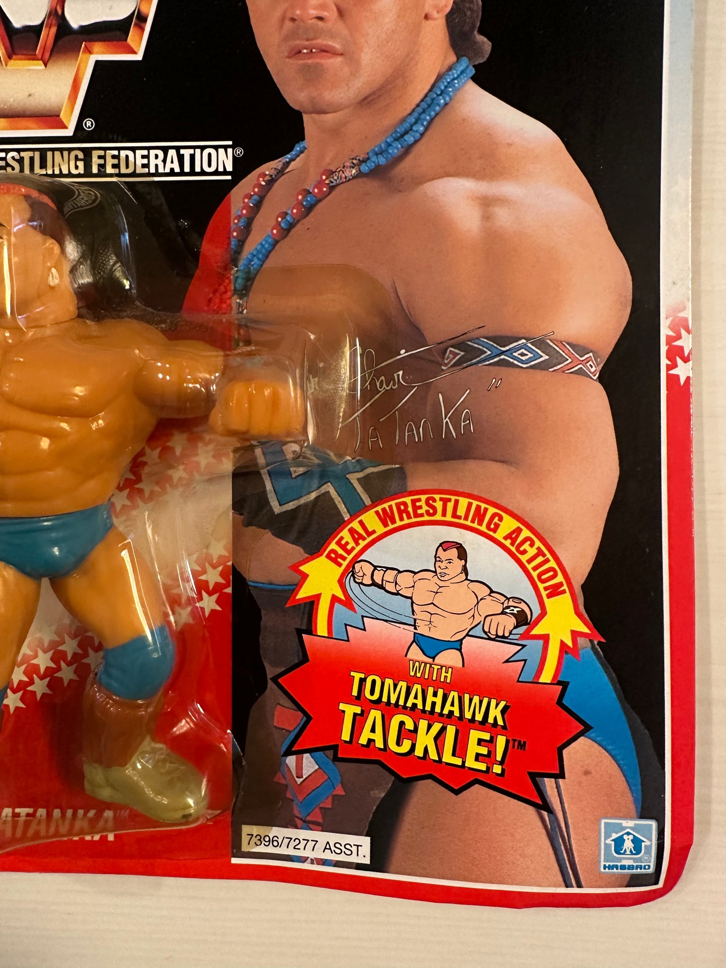Tatanka Series 6 WWF Hasbro