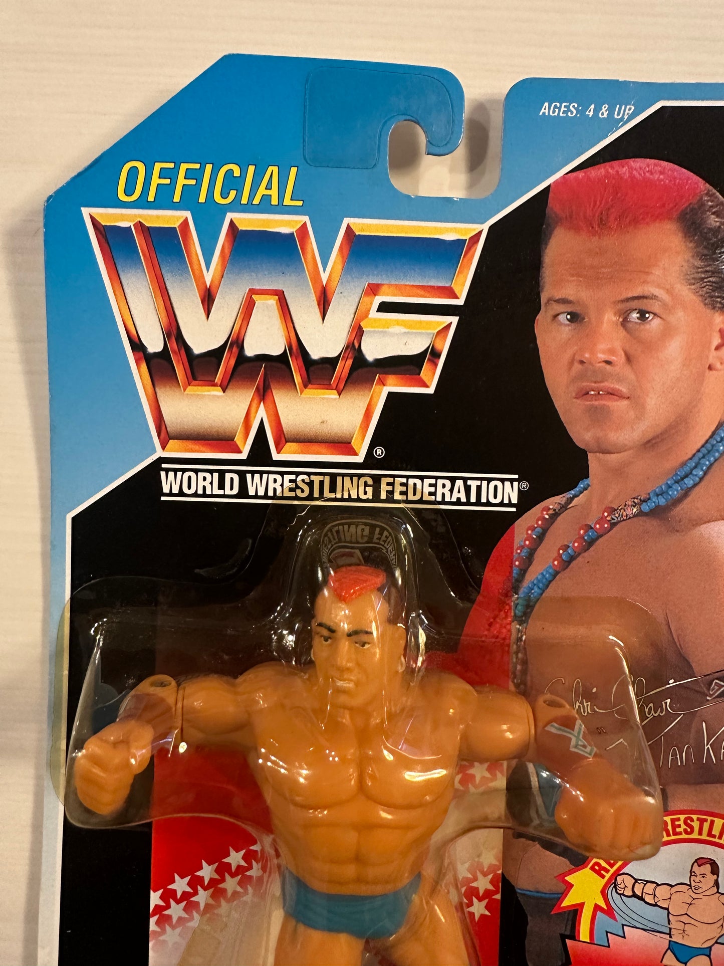 Tatanka Series 6 WWF Hasbro
