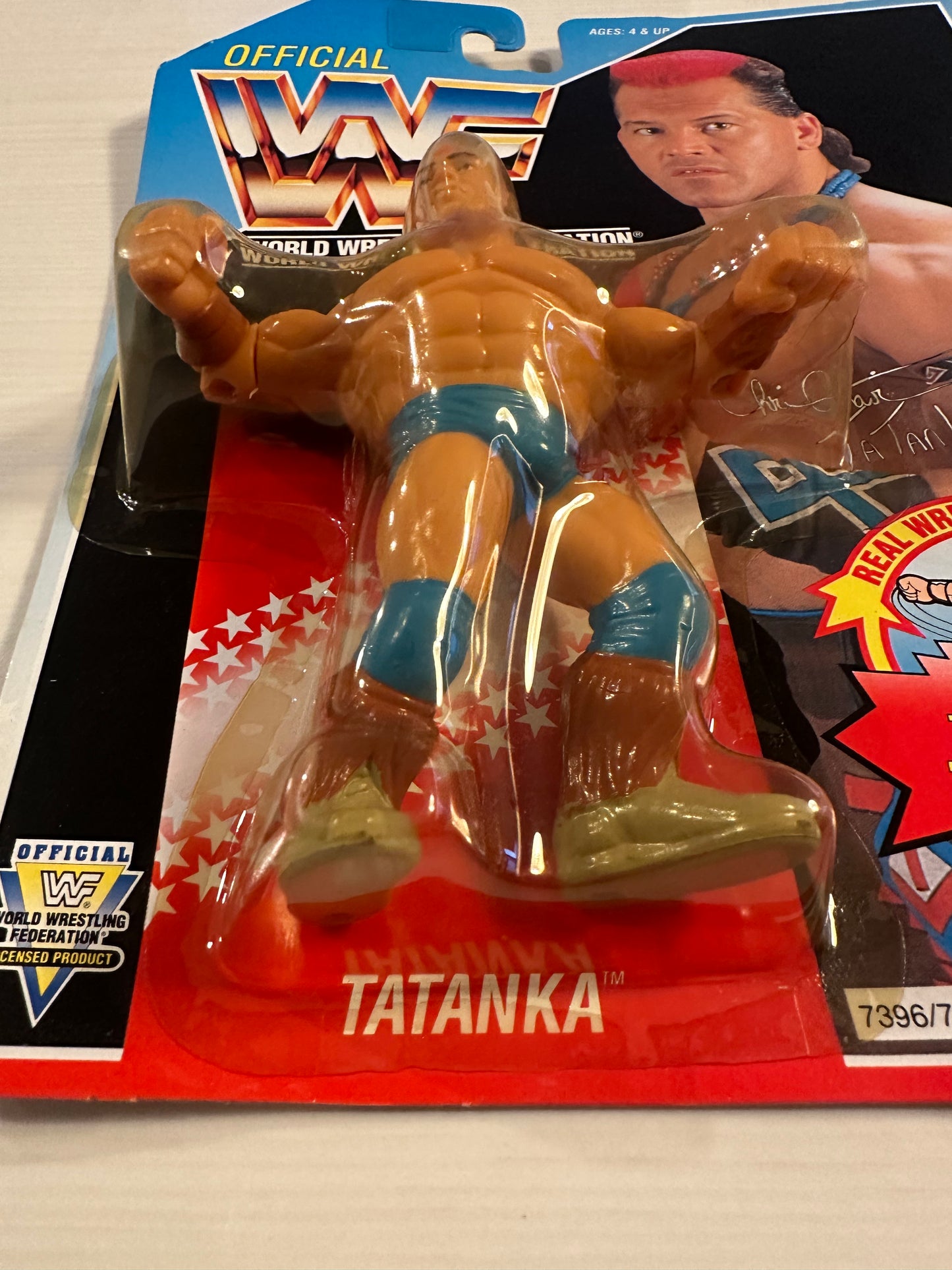 Tatanka Series 6 WWF Hasbro