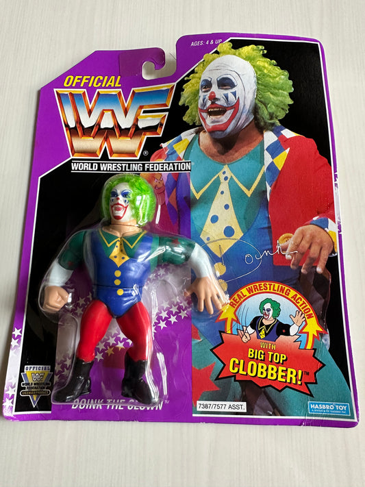 Doink the Clown Series 9 WWF Hasbro MOC figure