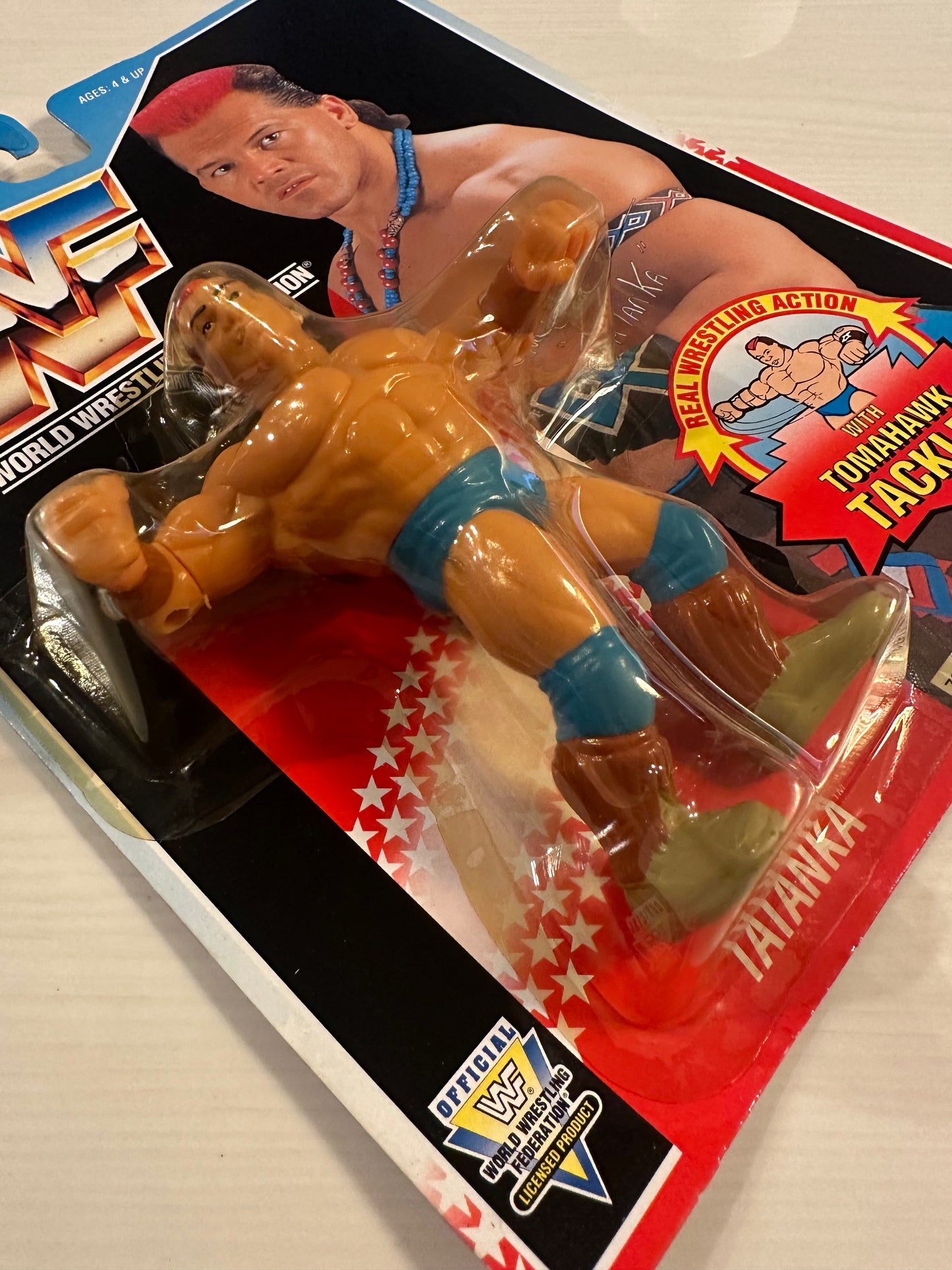 Tatanka Series 6 WWF Hasbro