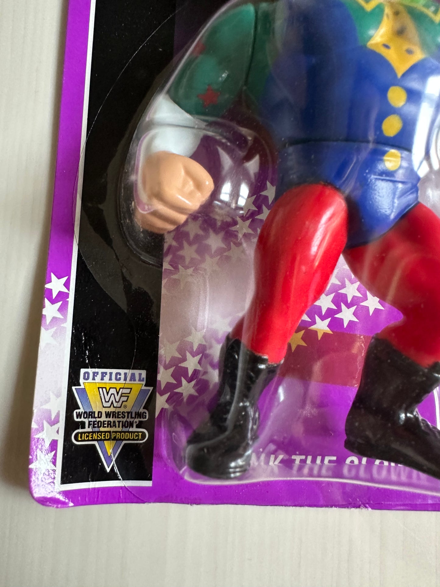 Doink the Clown Series 9 WWF Hasbro MOC figure