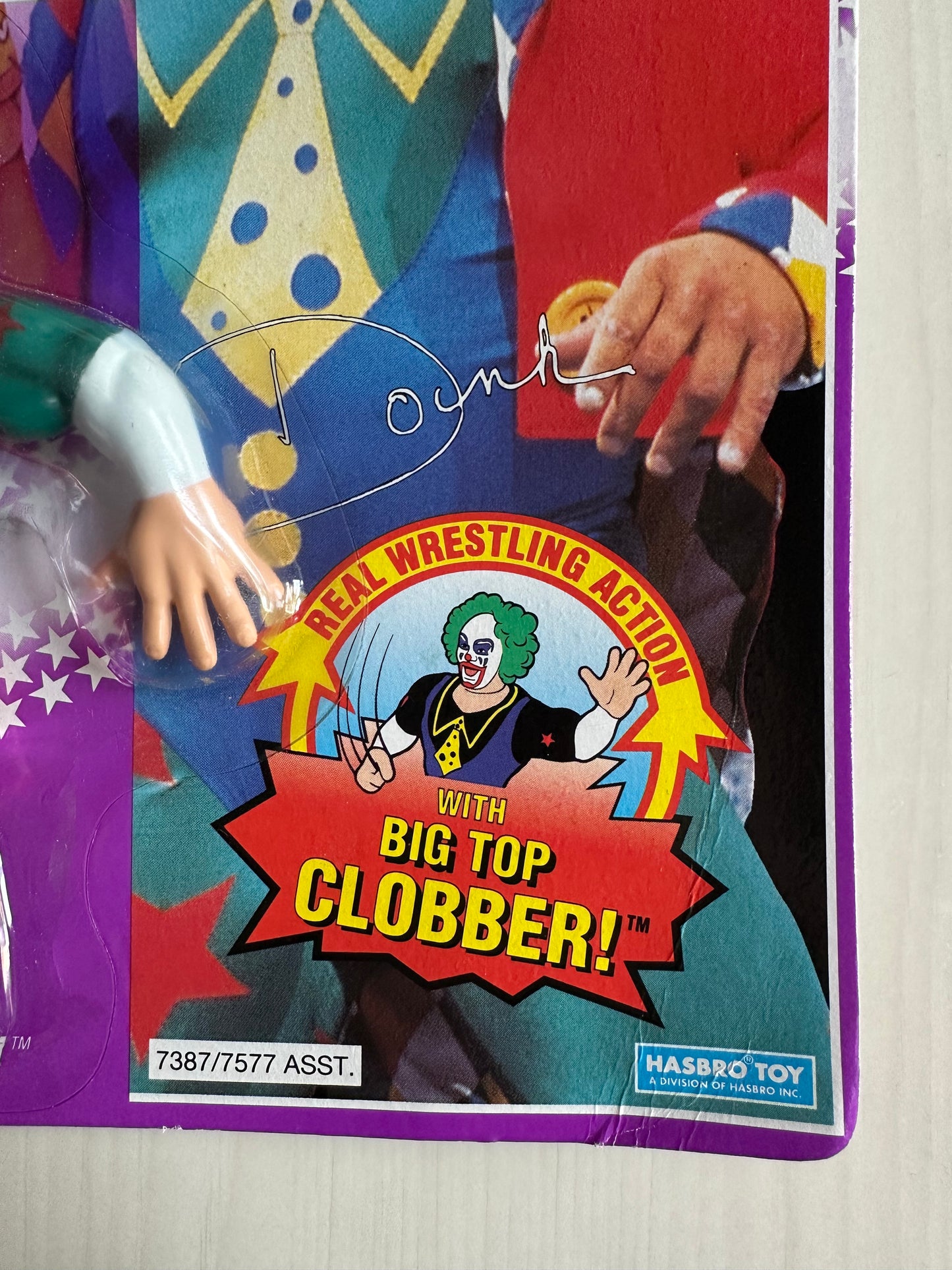 Doink the Clown Series 9 WWF Hasbro MOC figure