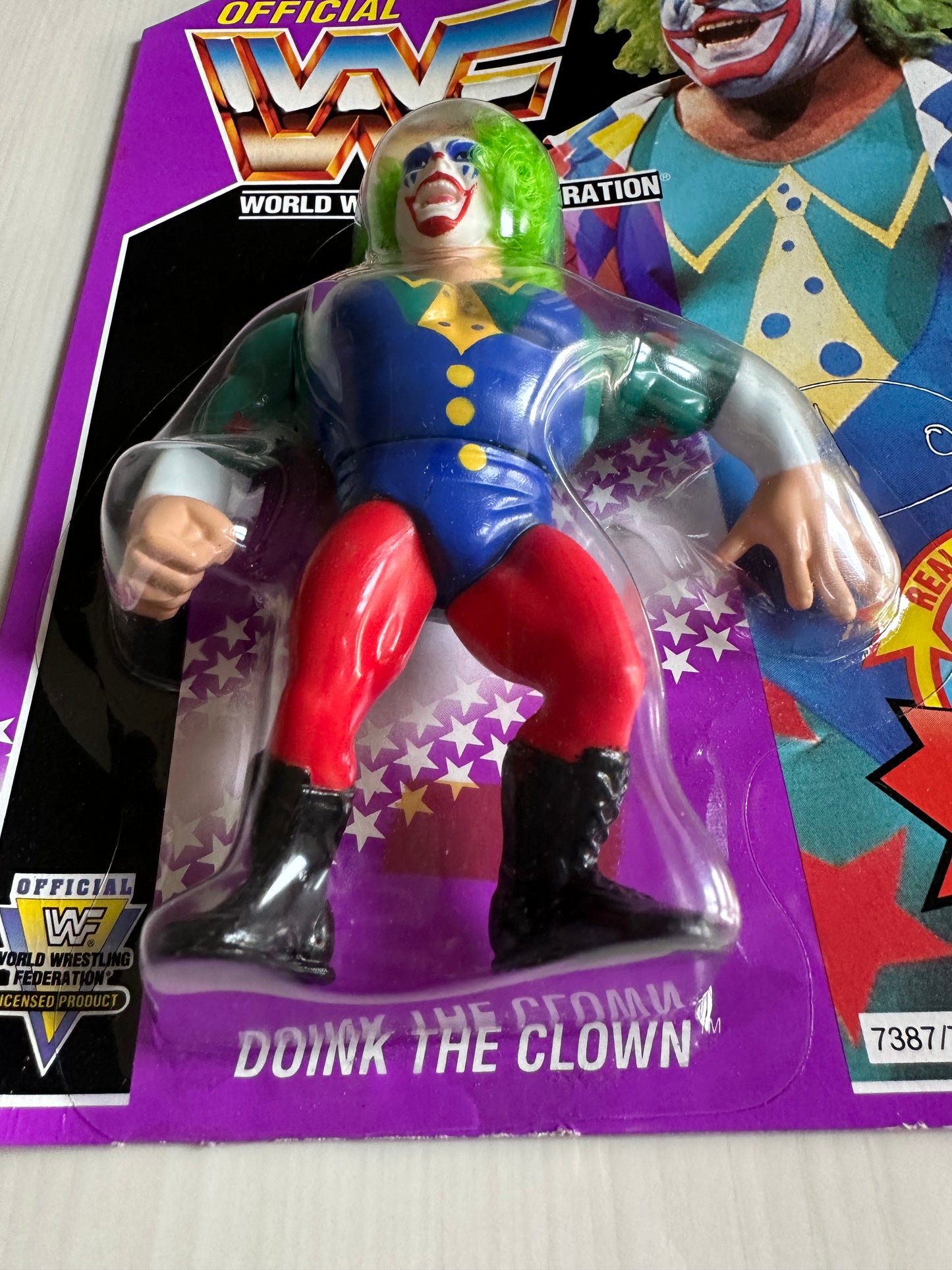 Doink the Clown Series 9 WWF Hasbro MOC figure