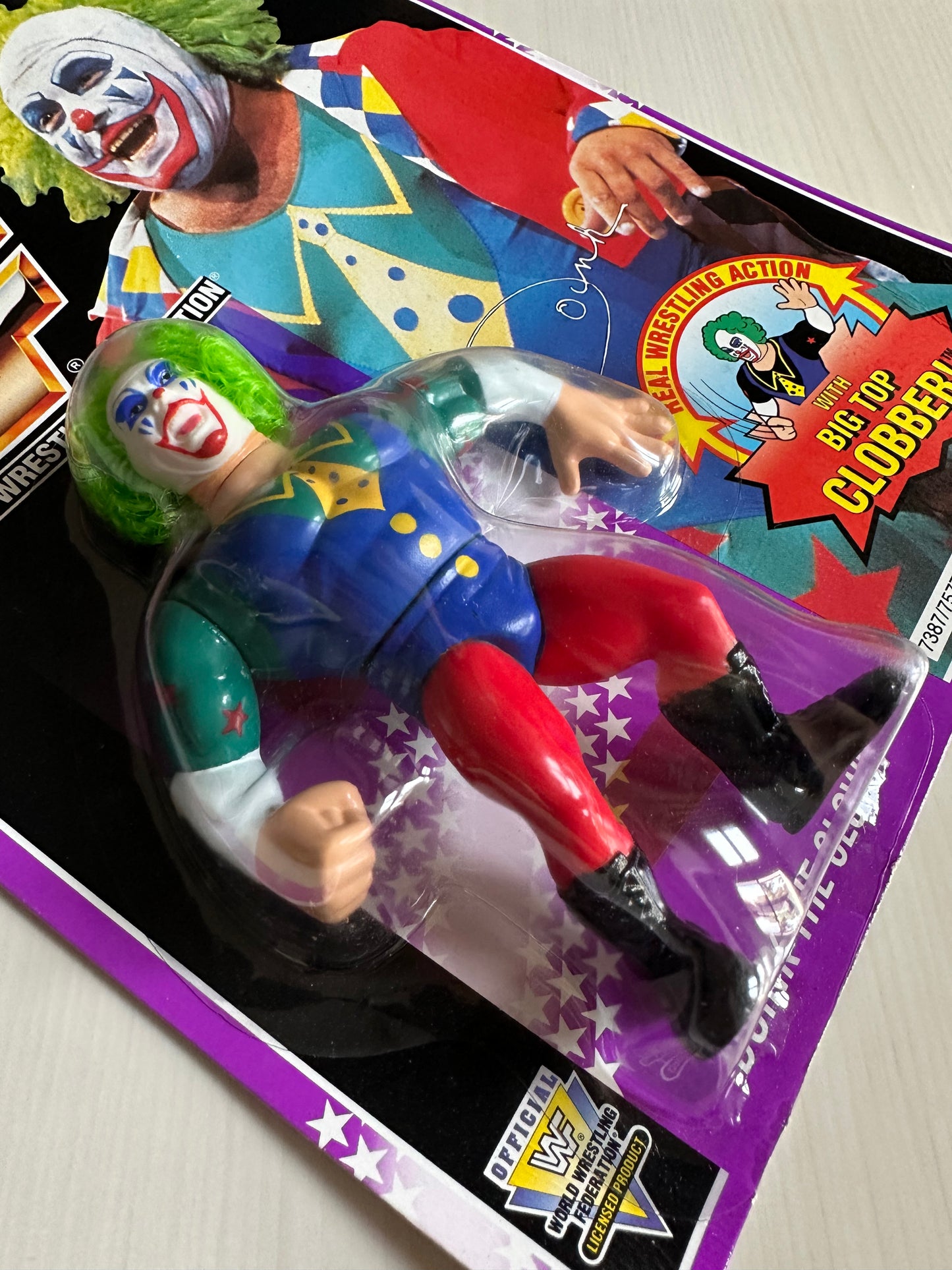 Doink the Clown Series 9 WWF Hasbro MOC figure