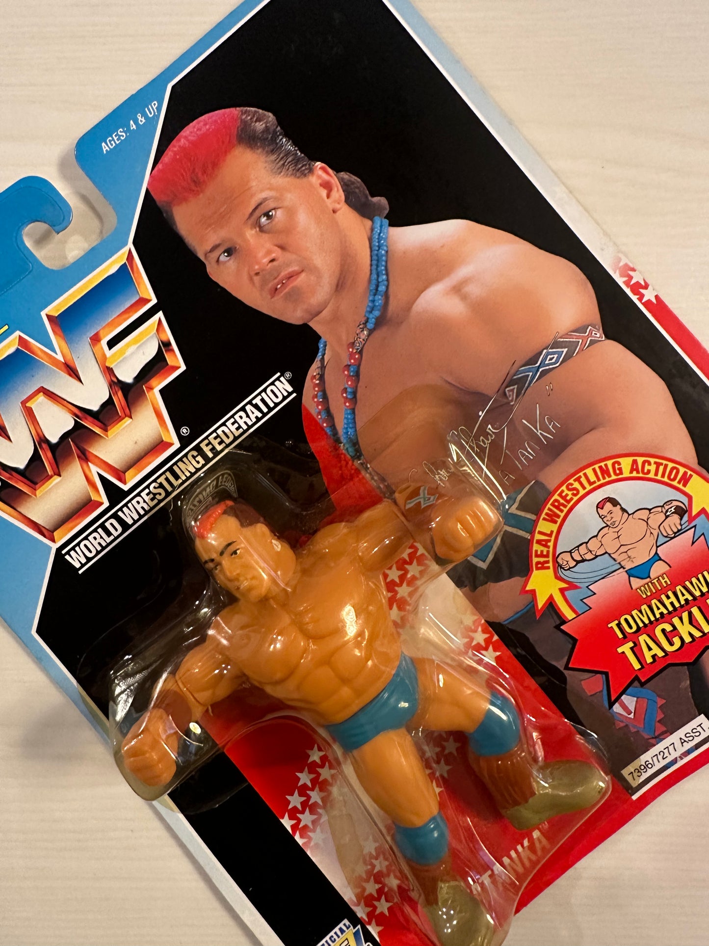 Tatanka Series 6 WWF Hasbro