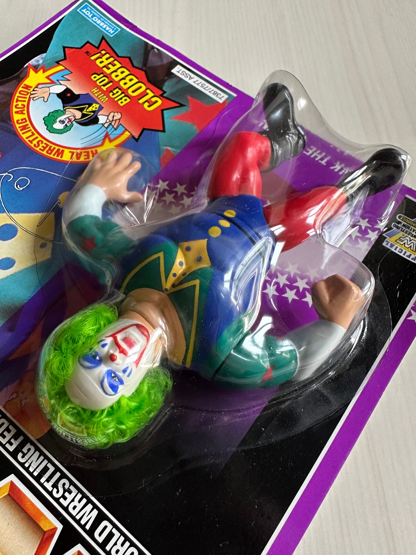 Doink the Clown Series 9 WWF Hasbro MOC figure