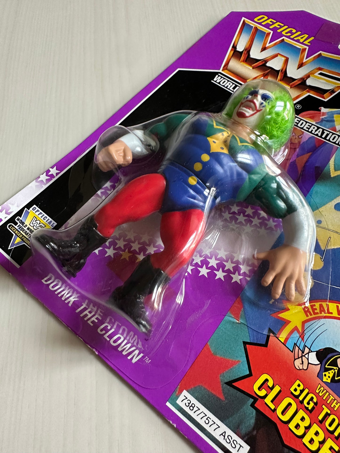 Doink the Clown Series 9 WWF Hasbro MOC figure