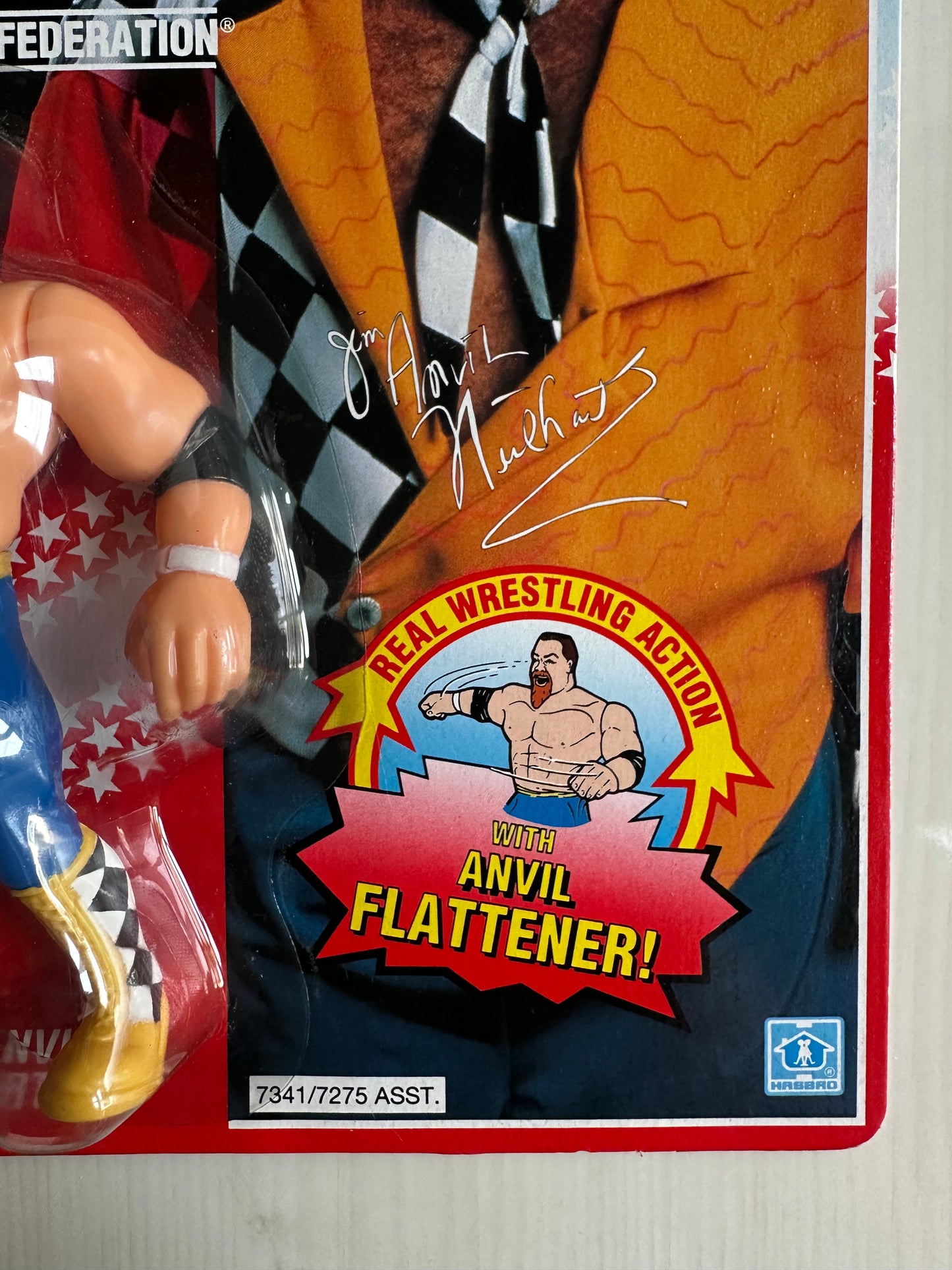 Jim the Anvil Neidhart Series 6 WWF Hasbro MOC figure