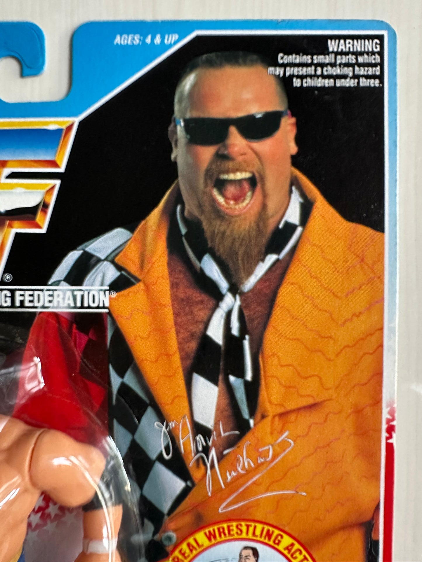 Jim the Anvil Neidhart Series 6 WWF Hasbro MOC figure