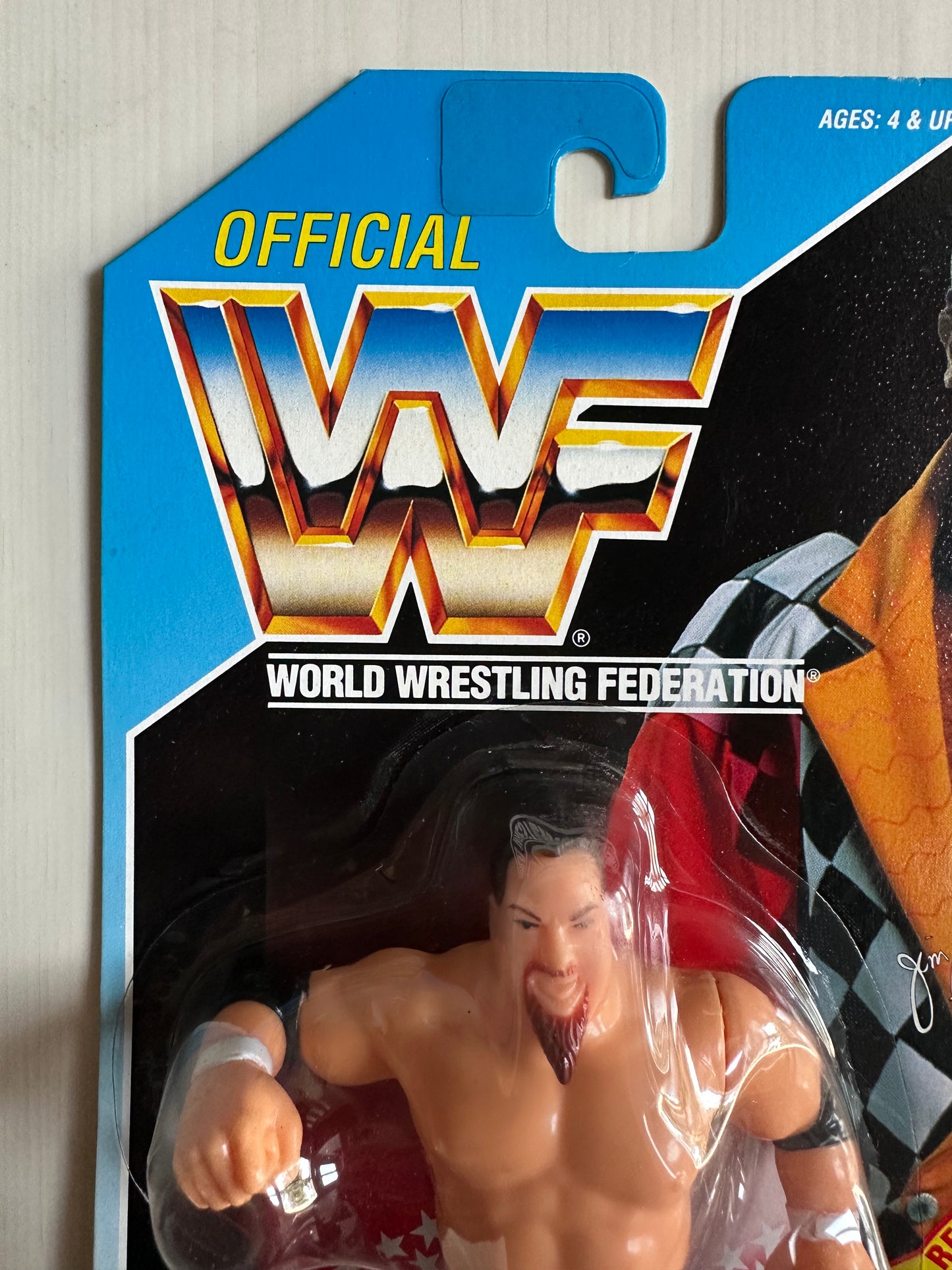 Jim the Anvil Neidhart Series 6 WWF Hasbro MOC figure