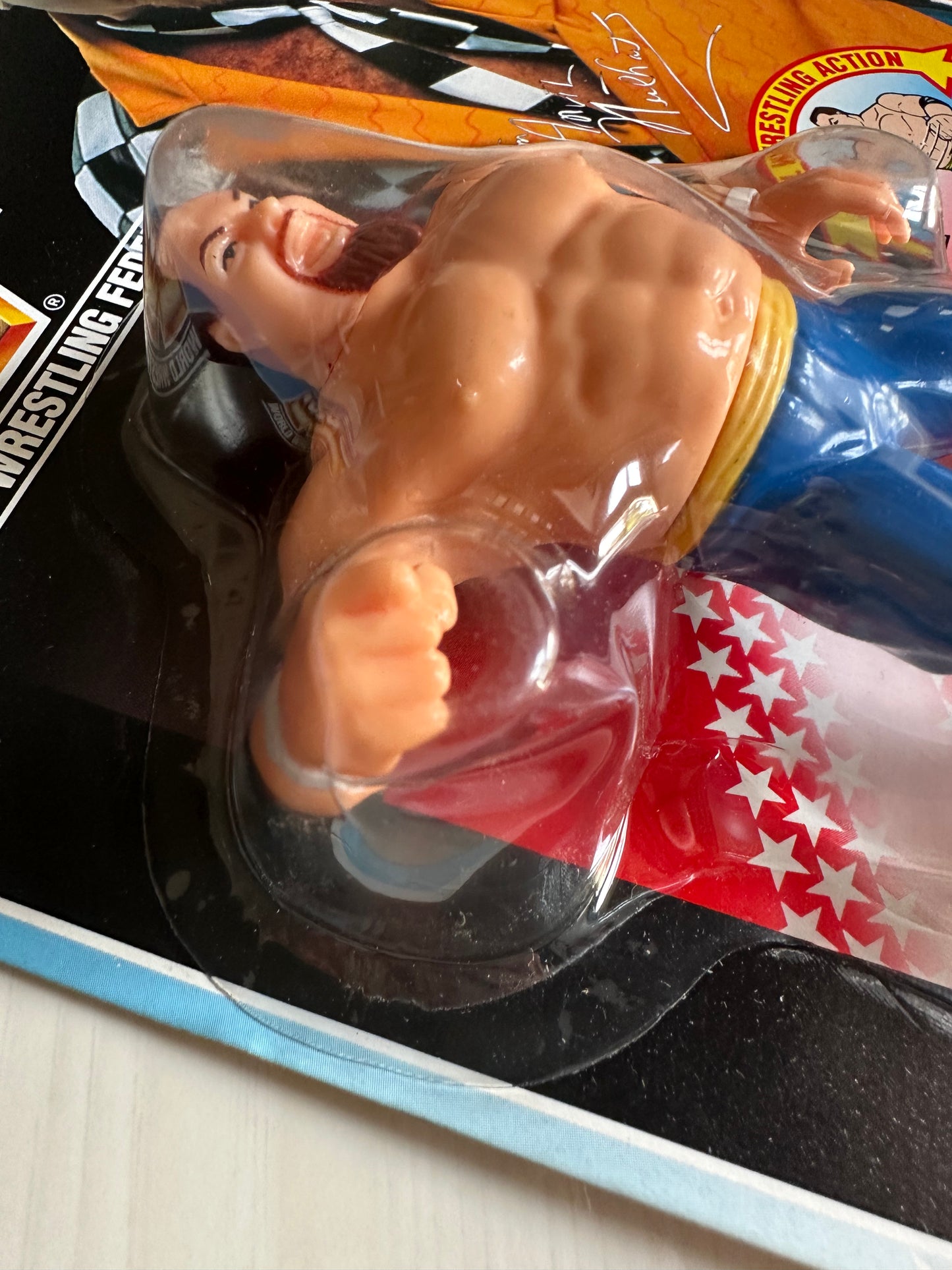 Jim the Anvil Neidhart Series 6 WWF Hasbro MOC figure