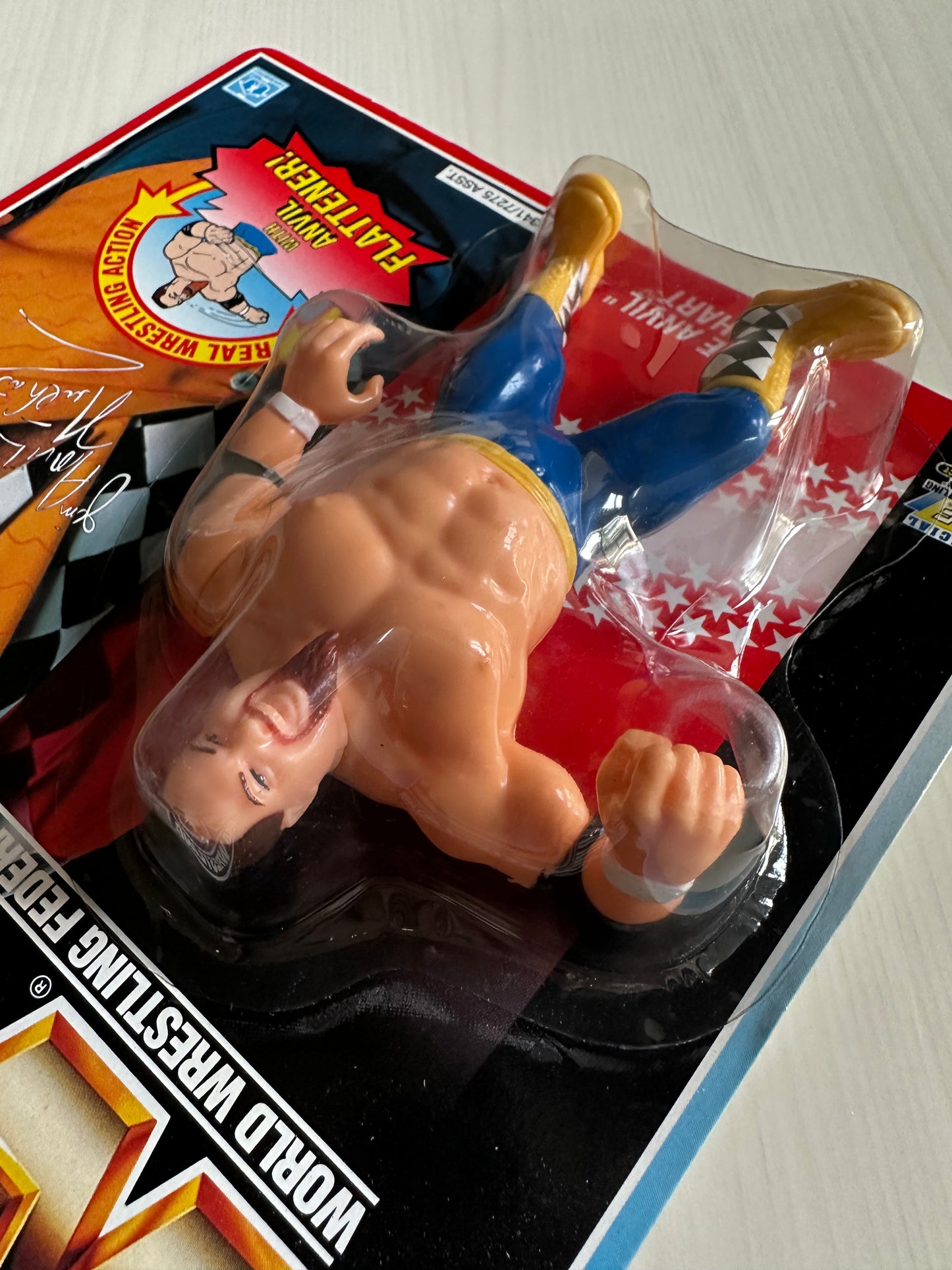 Jim the Anvil Neidhart Series 6 WWF Hasbro MOC figure