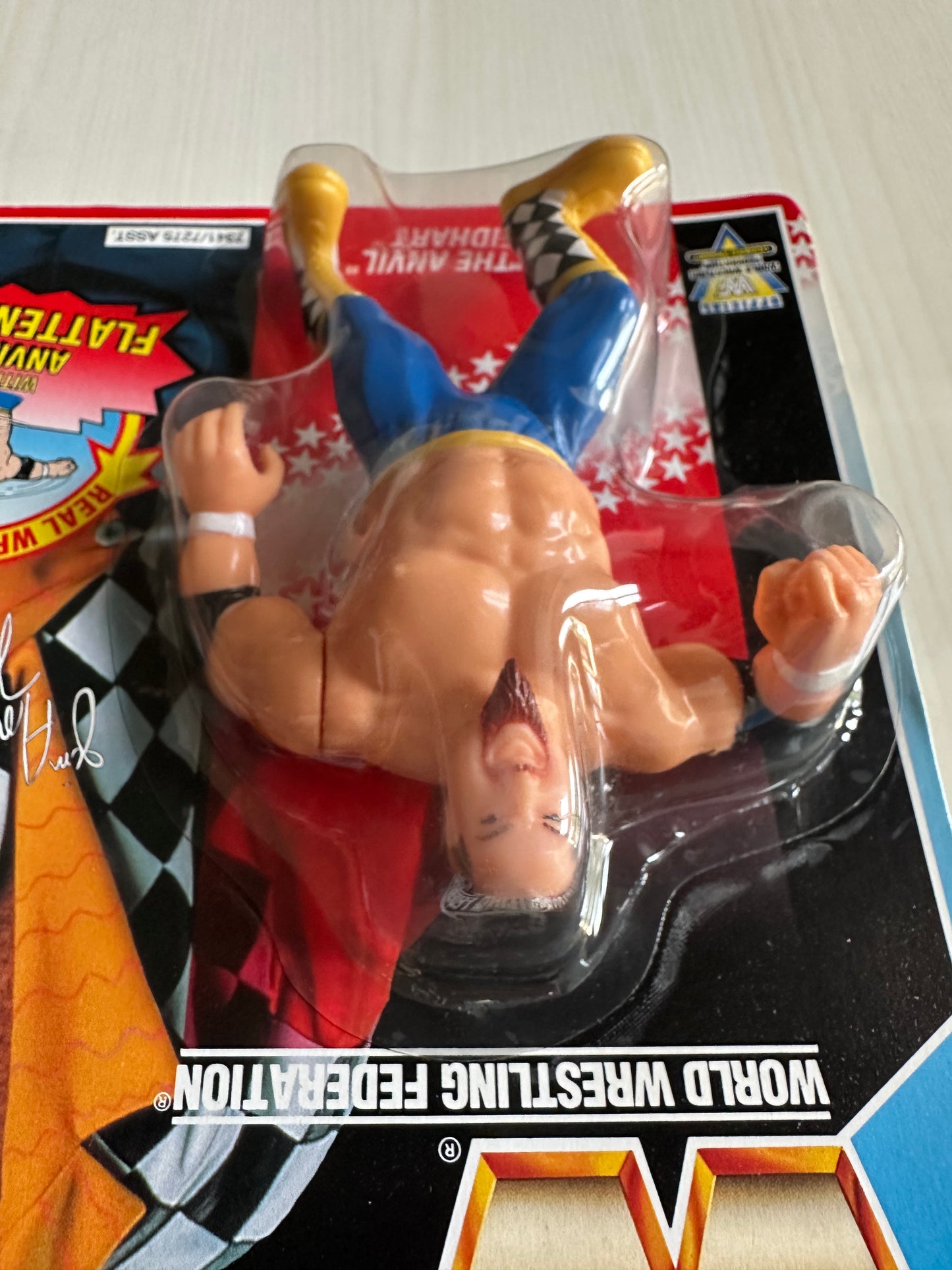 Jim the Anvil Neidhart Series 6 WWF Hasbro MOC figure