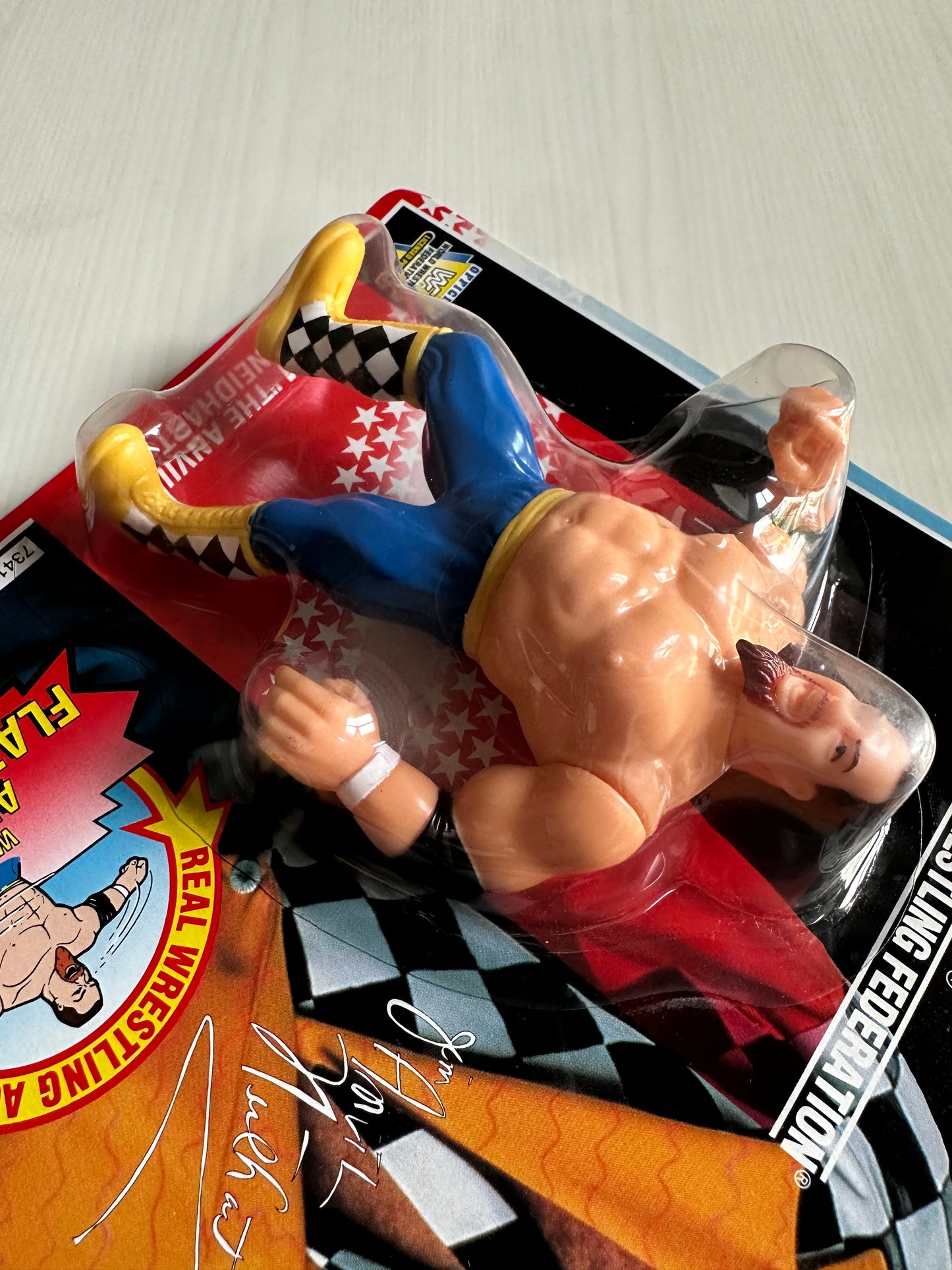 Jim the Anvil Neidhart Series 6 WWF Hasbro MOC figure