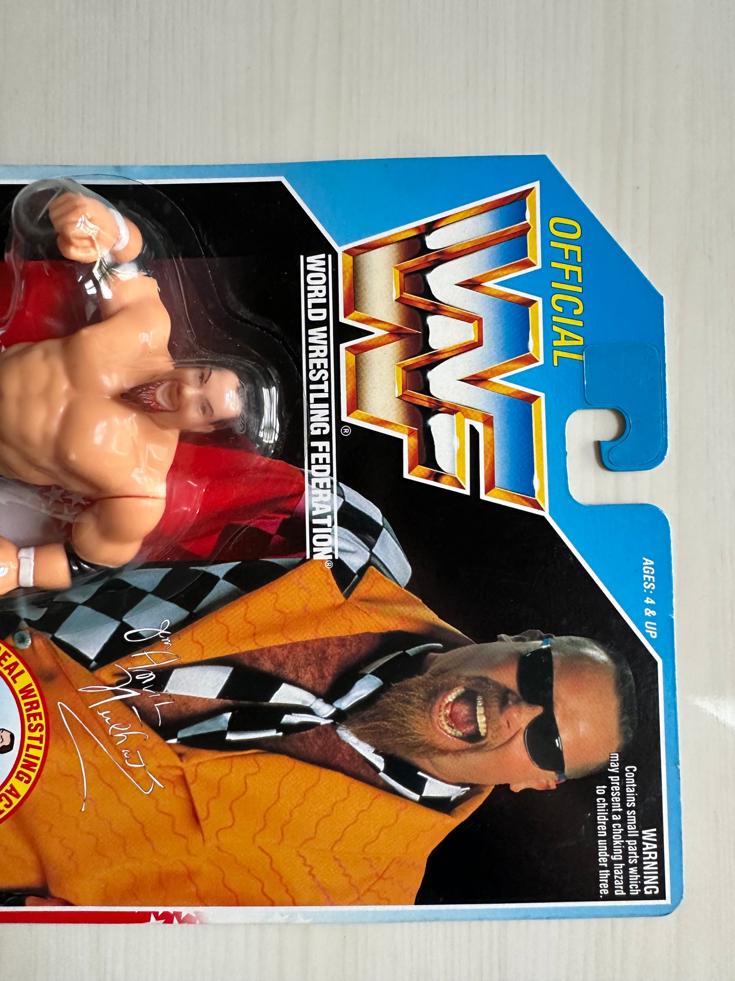 Jim the Anvil Neidhart Series 6 WWF Hasbro MOC figure