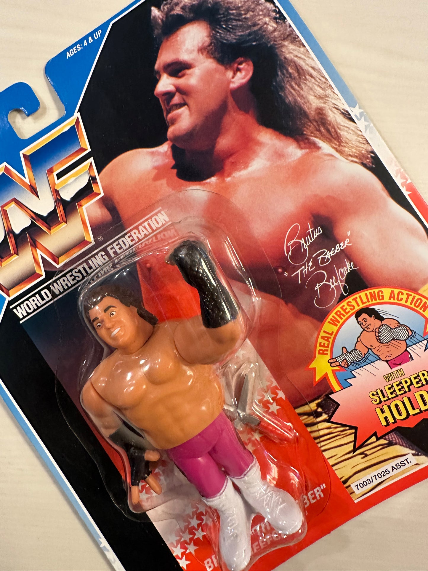 Brutus the Barber Beefcake Series 1 WWF Hasbro