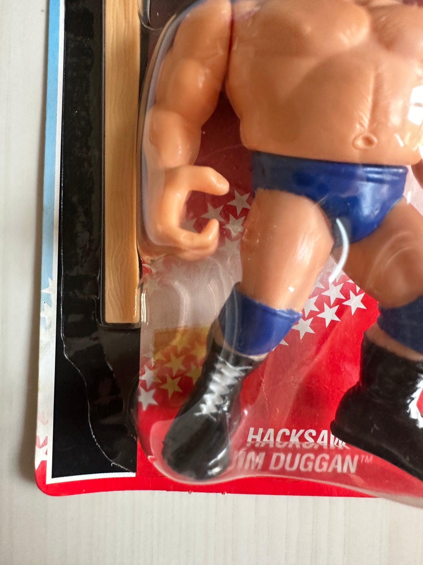 Hacksaw Jim Duggan Series 2 WWF Hasbro MOC figure