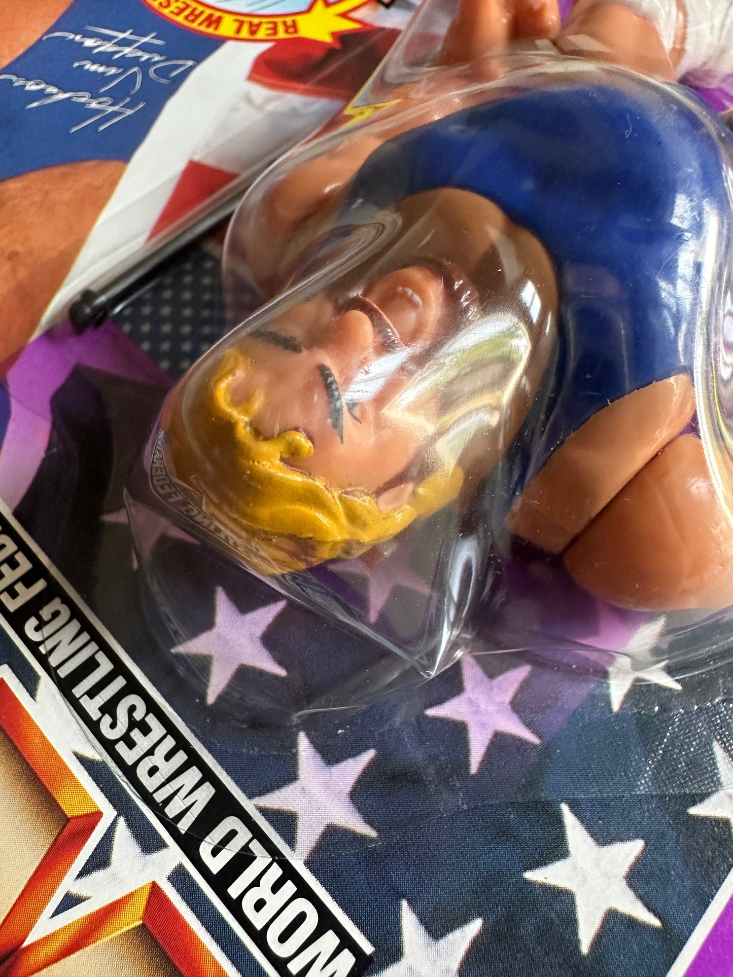 Hacksaw Jim Duggan Series 9 WWF Hasbro MOC figure
