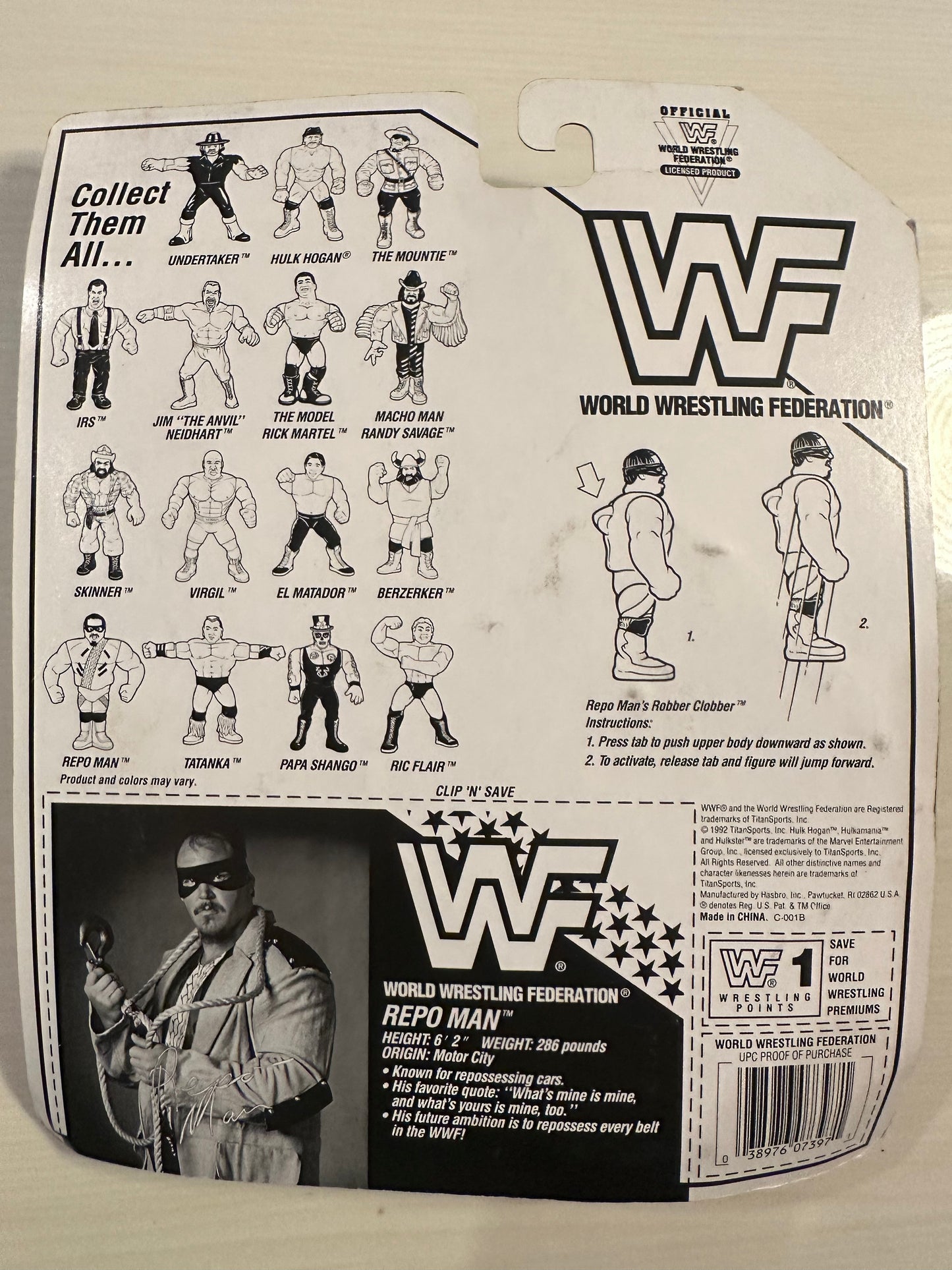 Repo Man Series 6 WWF Hasbro