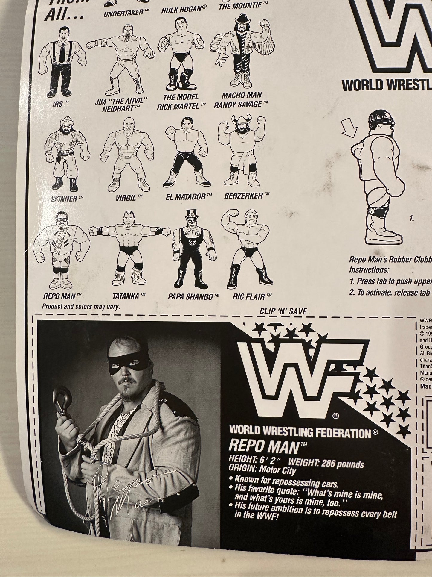 Repo Man Series 6 WWF Hasbro
