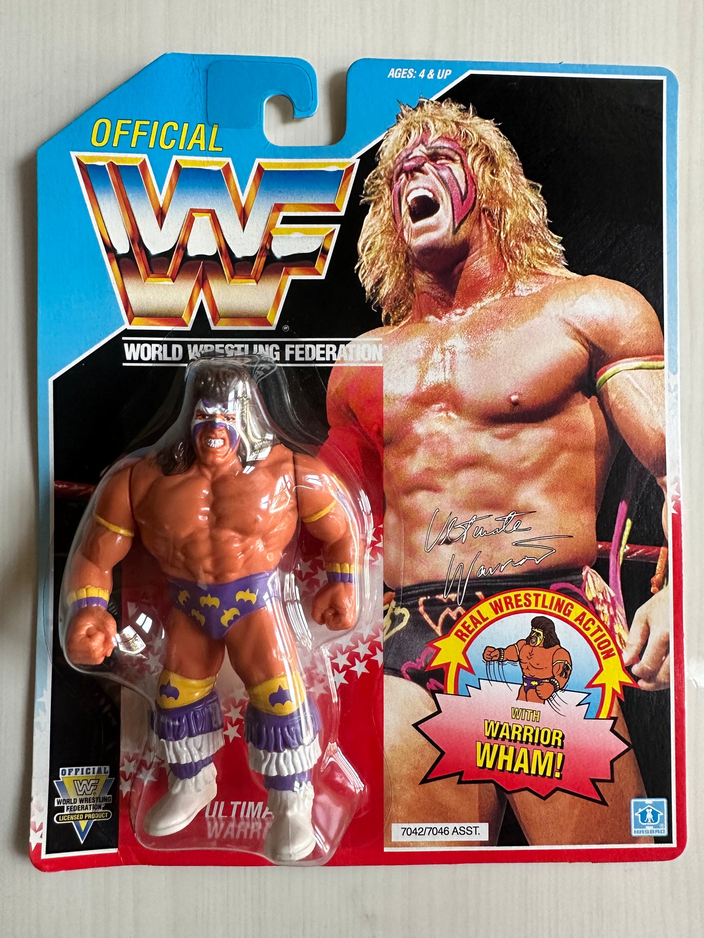 Ultimate Warrior Series 3 WWF Hasbro MOC figure