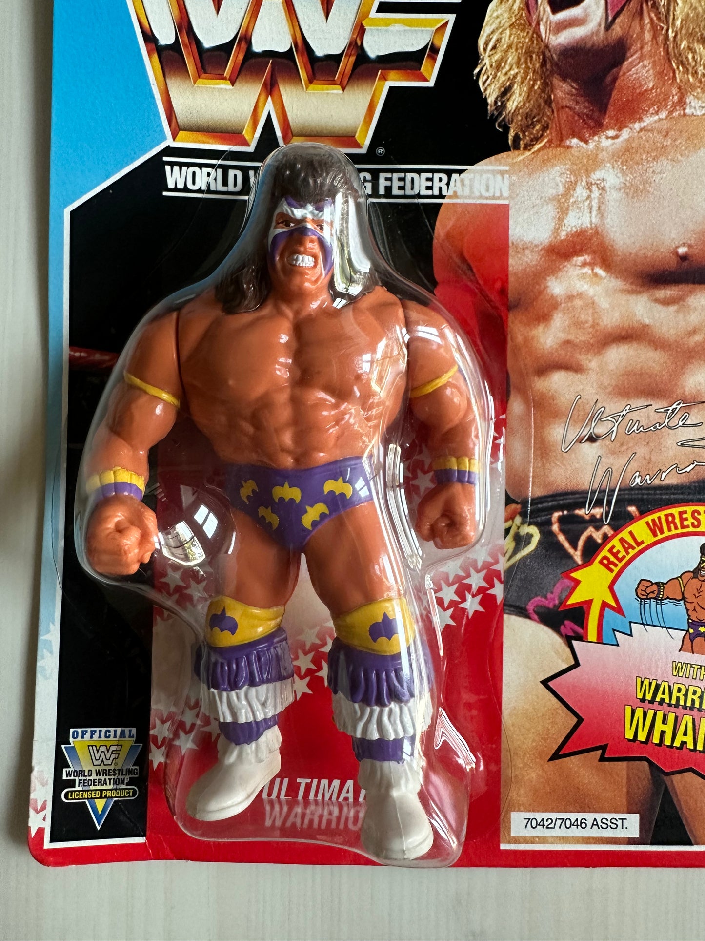 Ultimate Warrior Series 3 WWF Hasbro MOC figure