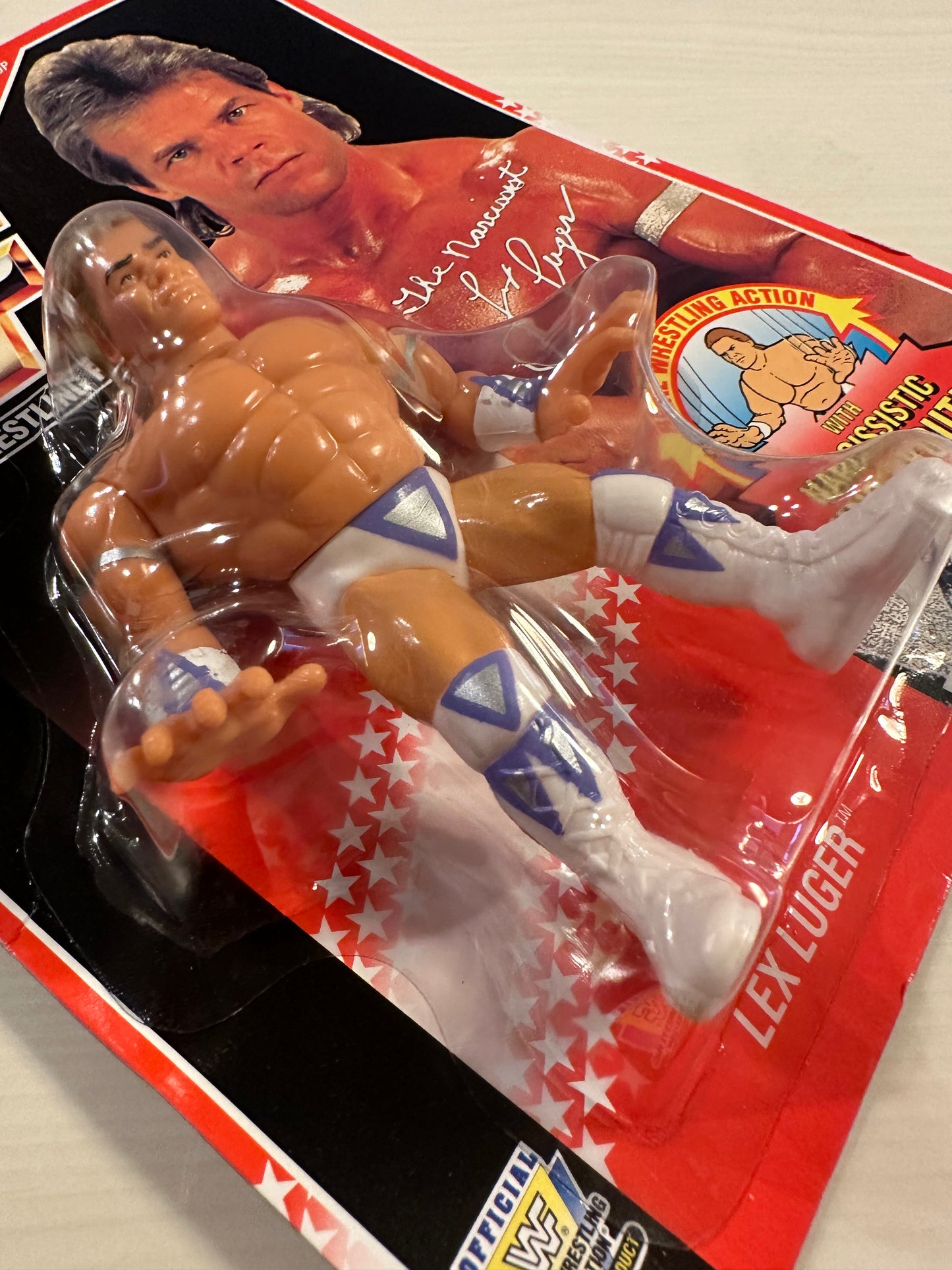 Lex Luger Series 8 WWF Hasbro