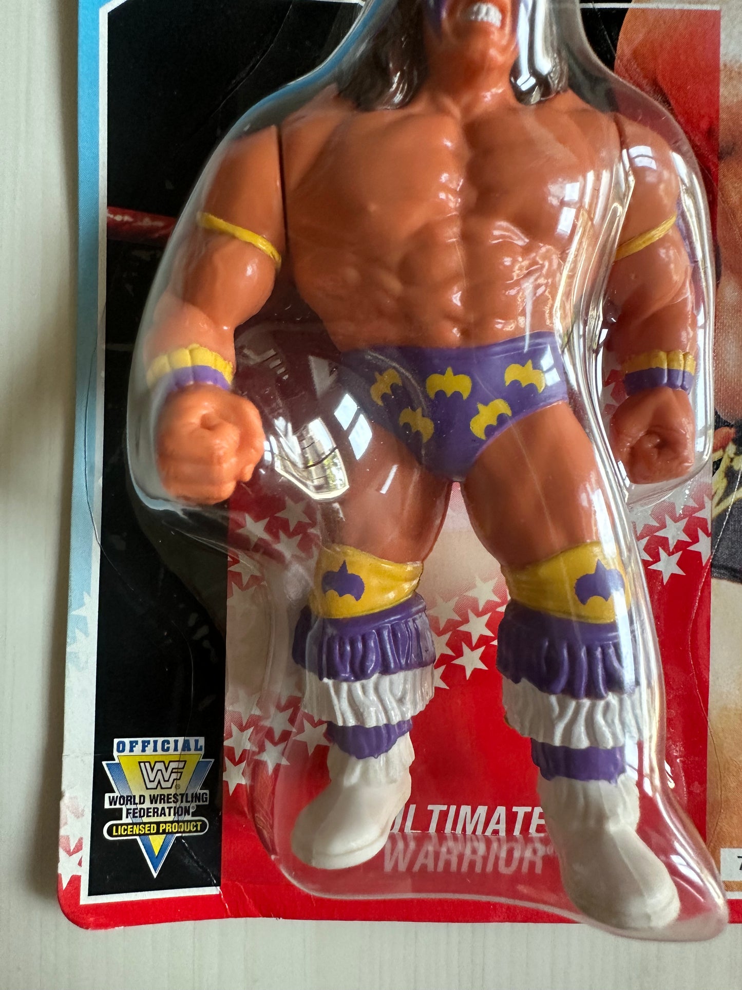 Ultimate Warrior Series 3 WWF Hasbro MOC figure