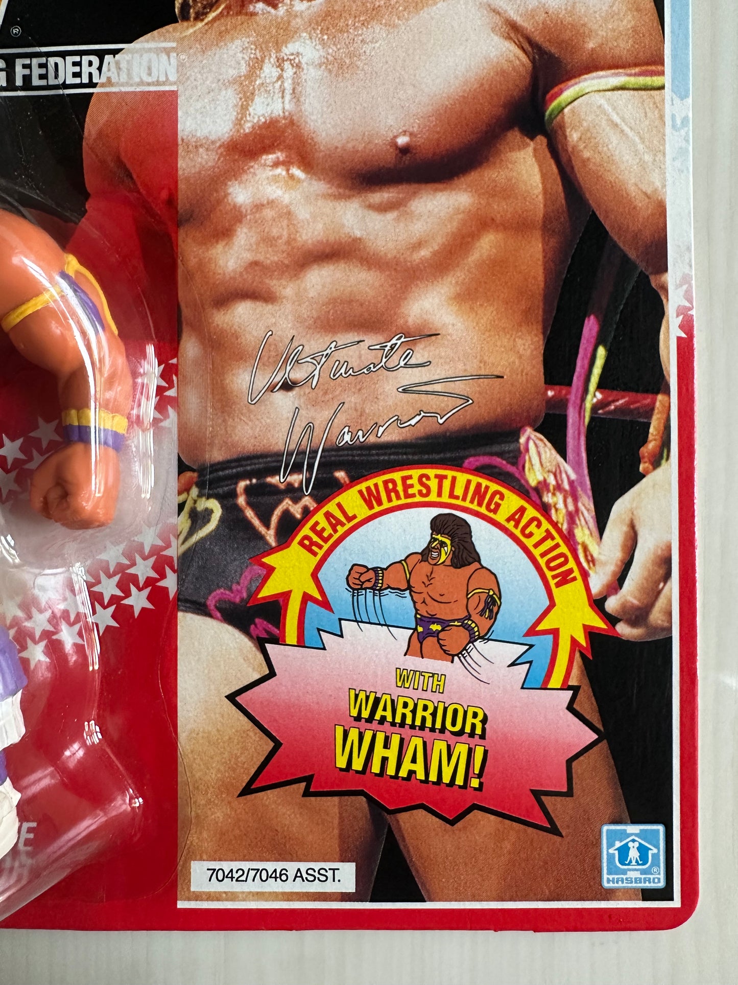 Ultimate Warrior Series 3 WWF Hasbro MOC figure
