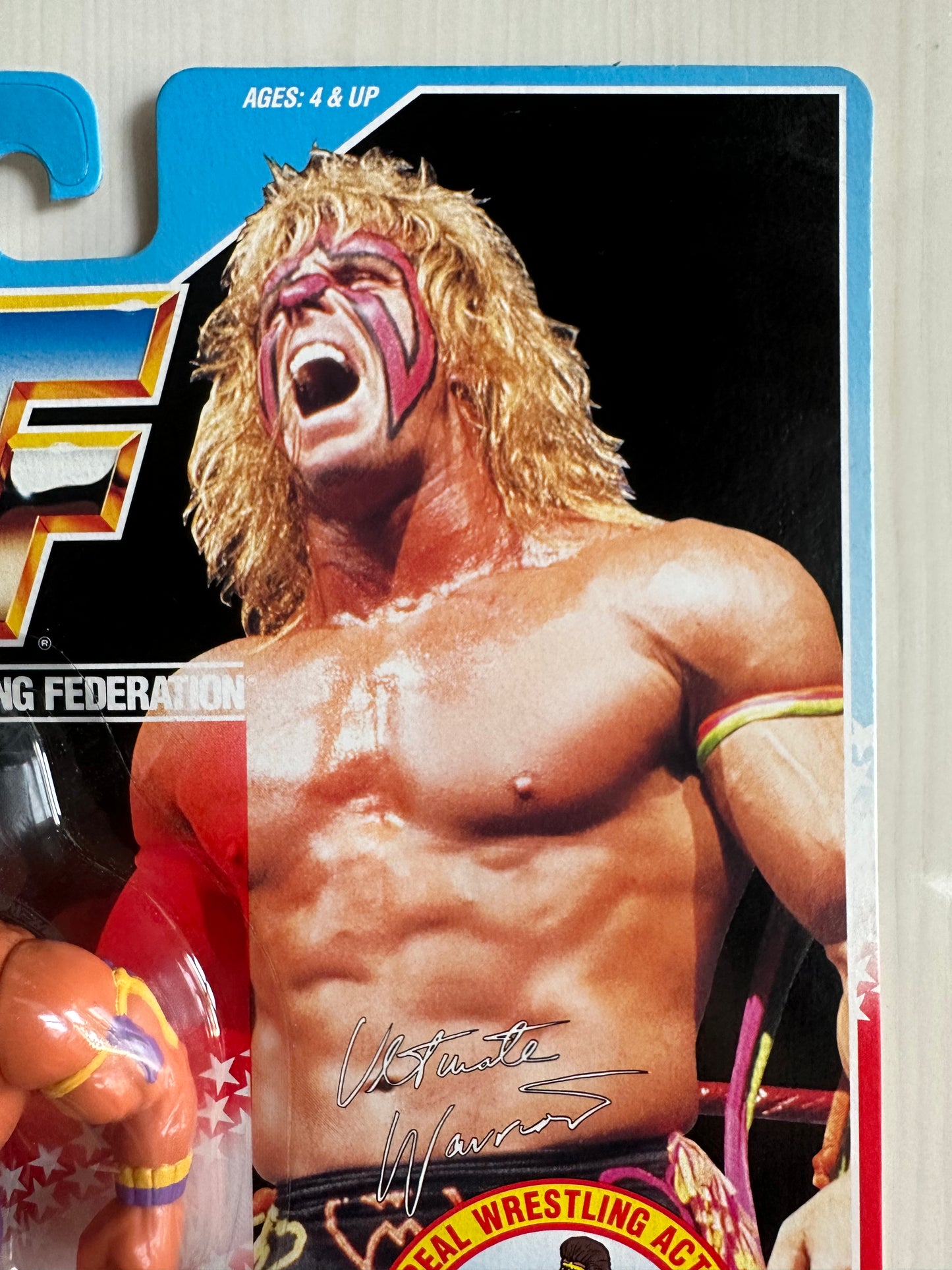 Ultimate Warrior Series 3 WWF Hasbro MOC figure