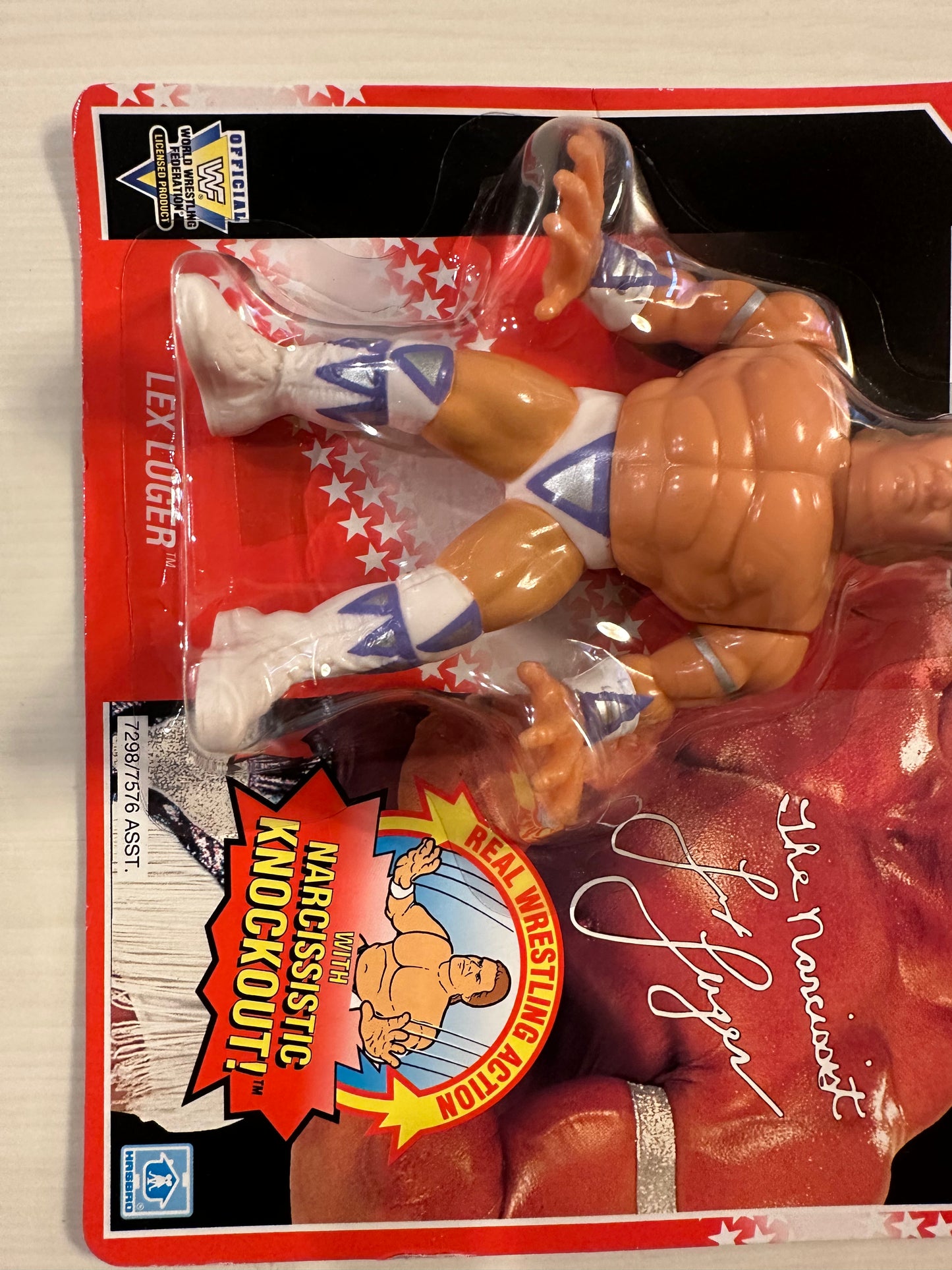 Lex Luger Series 8 WWF Hasbro